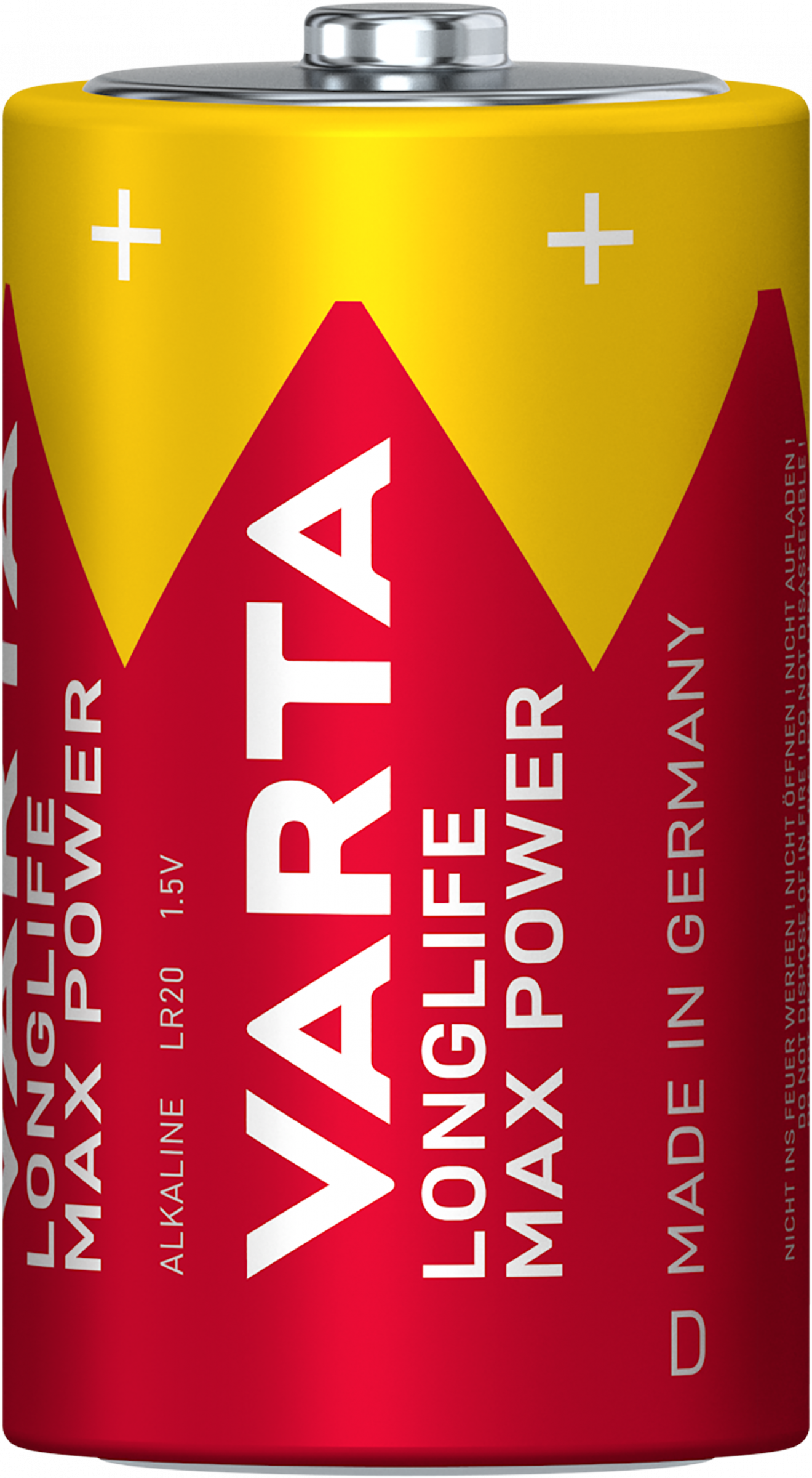 Varta LONGLIFE MAX POWER Alkaline 4720-LR20-D-Mono - 2er Blister