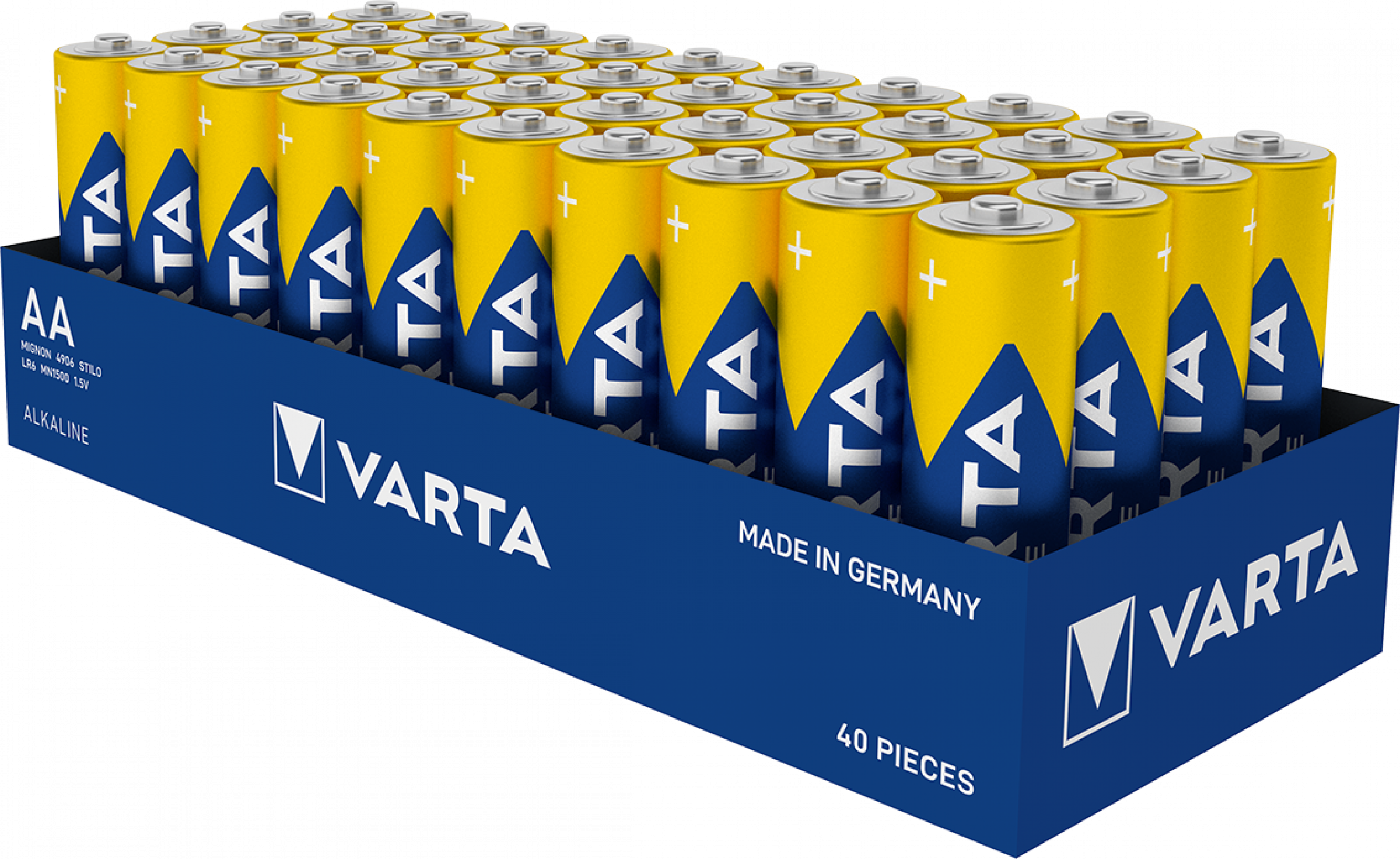 Varta High Energy Alkaline 4906 AA Mignon 4er Folienpack