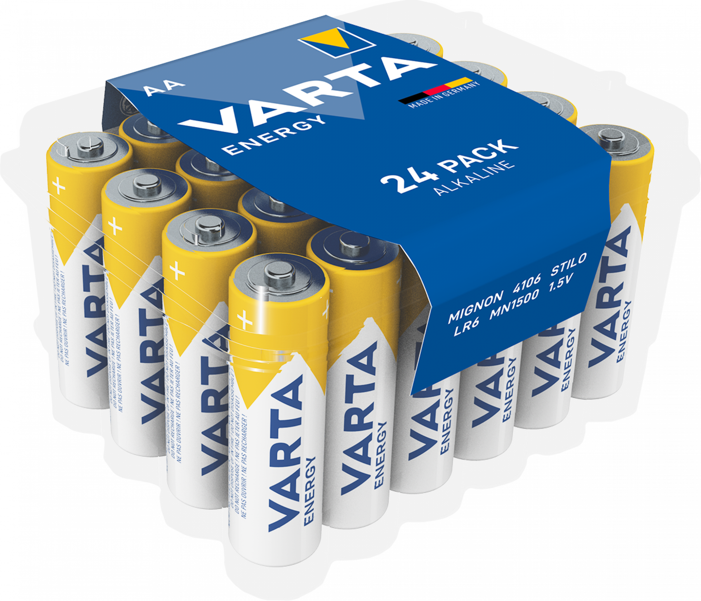 Varta ENERGY Alkaline 4106 AA LR6 - 24 Family Pack