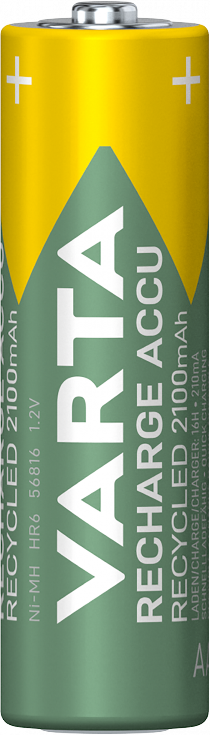 Varta Recycled Accu HR6-AA-Mignon 2100mAH - 4er Blister