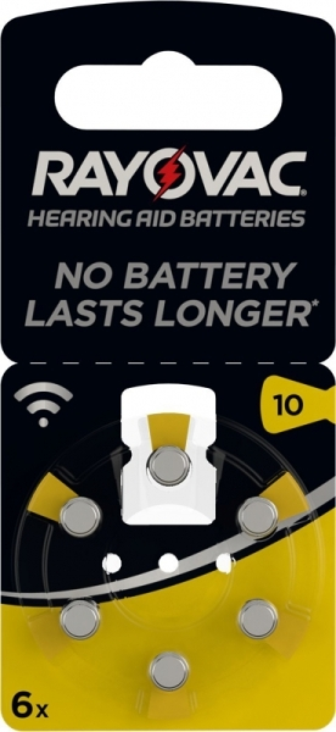 Rayovac Hearing Aid Acoustic Hörgerätebatterie Acoustic V10 6er Blister