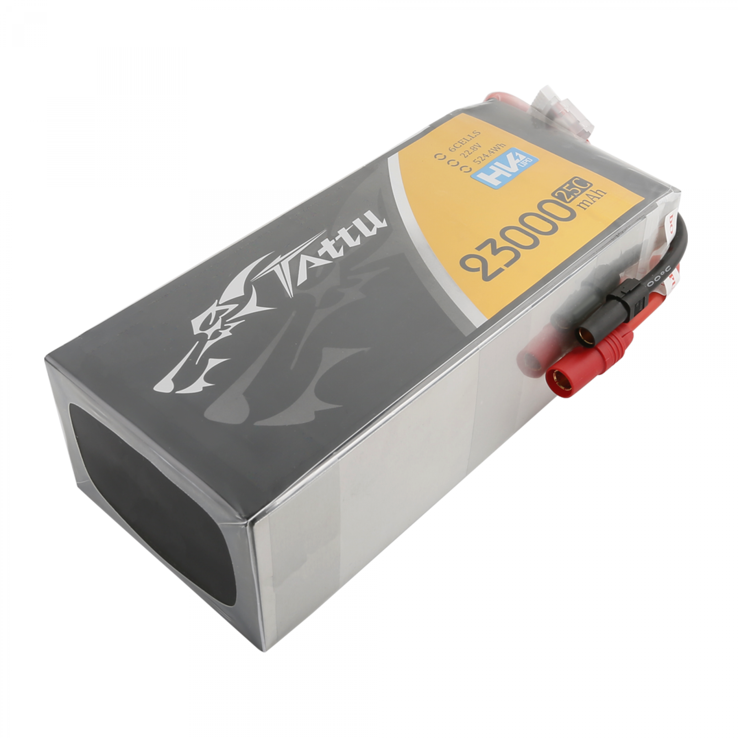 Tattu 23000mAh 22,8V 25C 6S1P Lipo Akku XT150+AS150