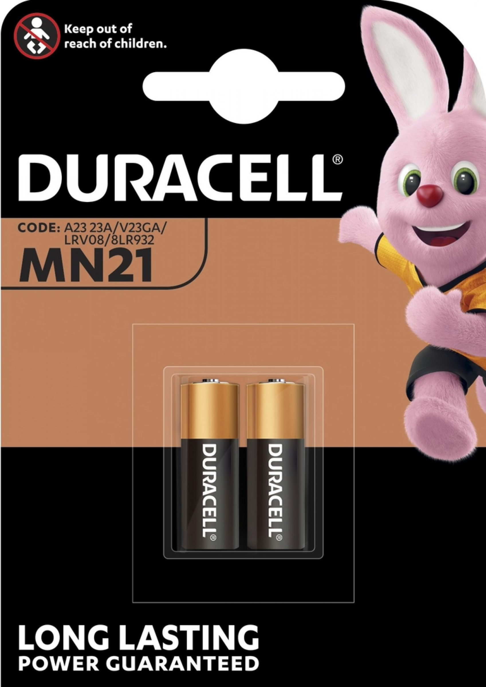 DURACELL Alkaline MN21 E23 A 12 Volt 2er Blister