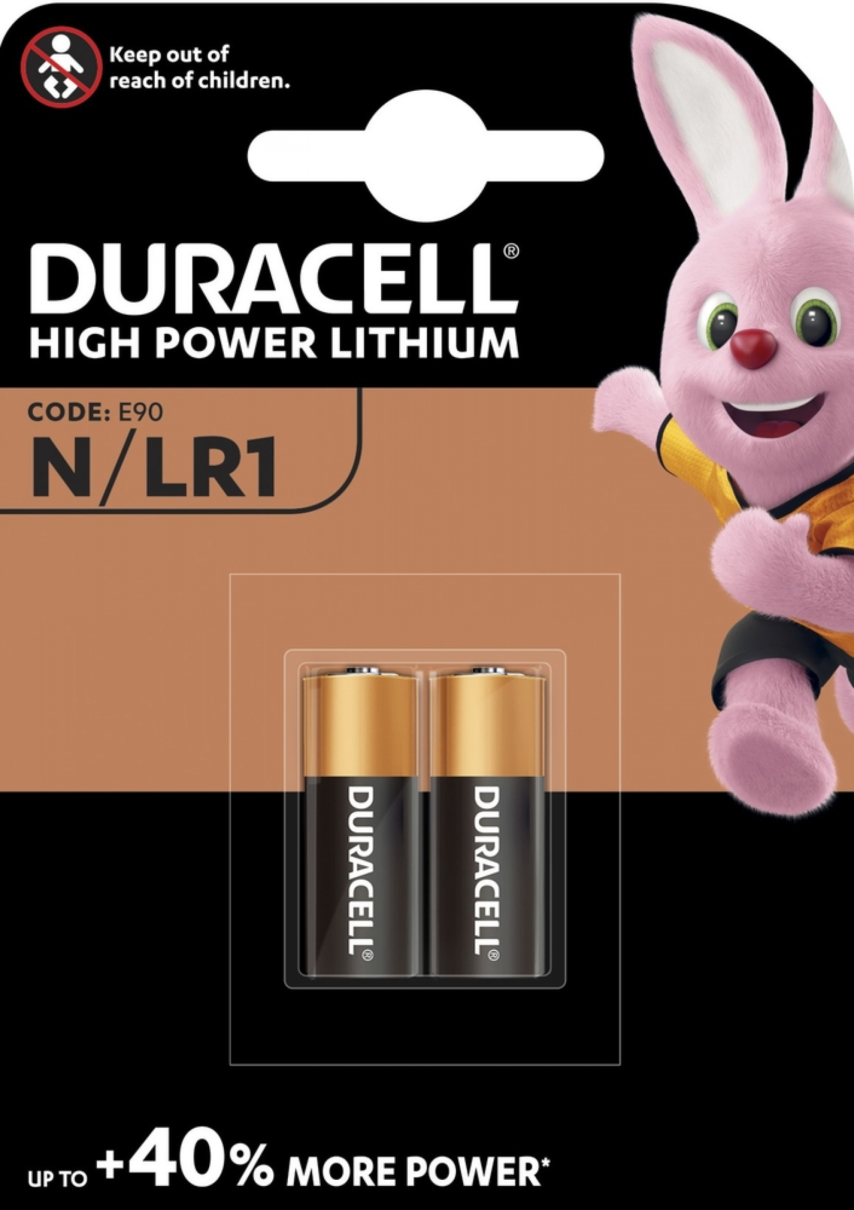DURACELL Alkaline Lady LR1 MN9100 N E90 2er Blister