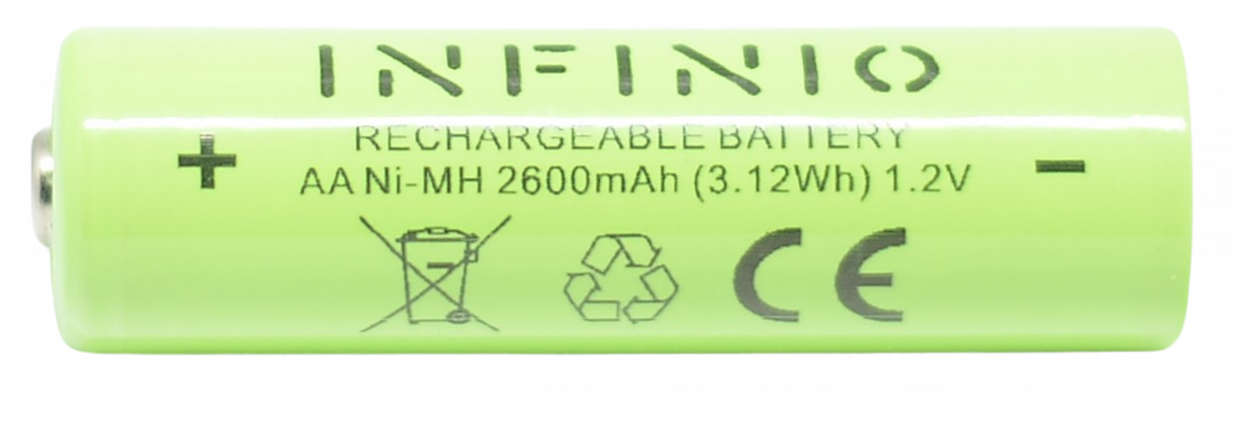 Infinio Pro Series NiMH AA 1.2V 2600 mAh LSD Comsumer Pol