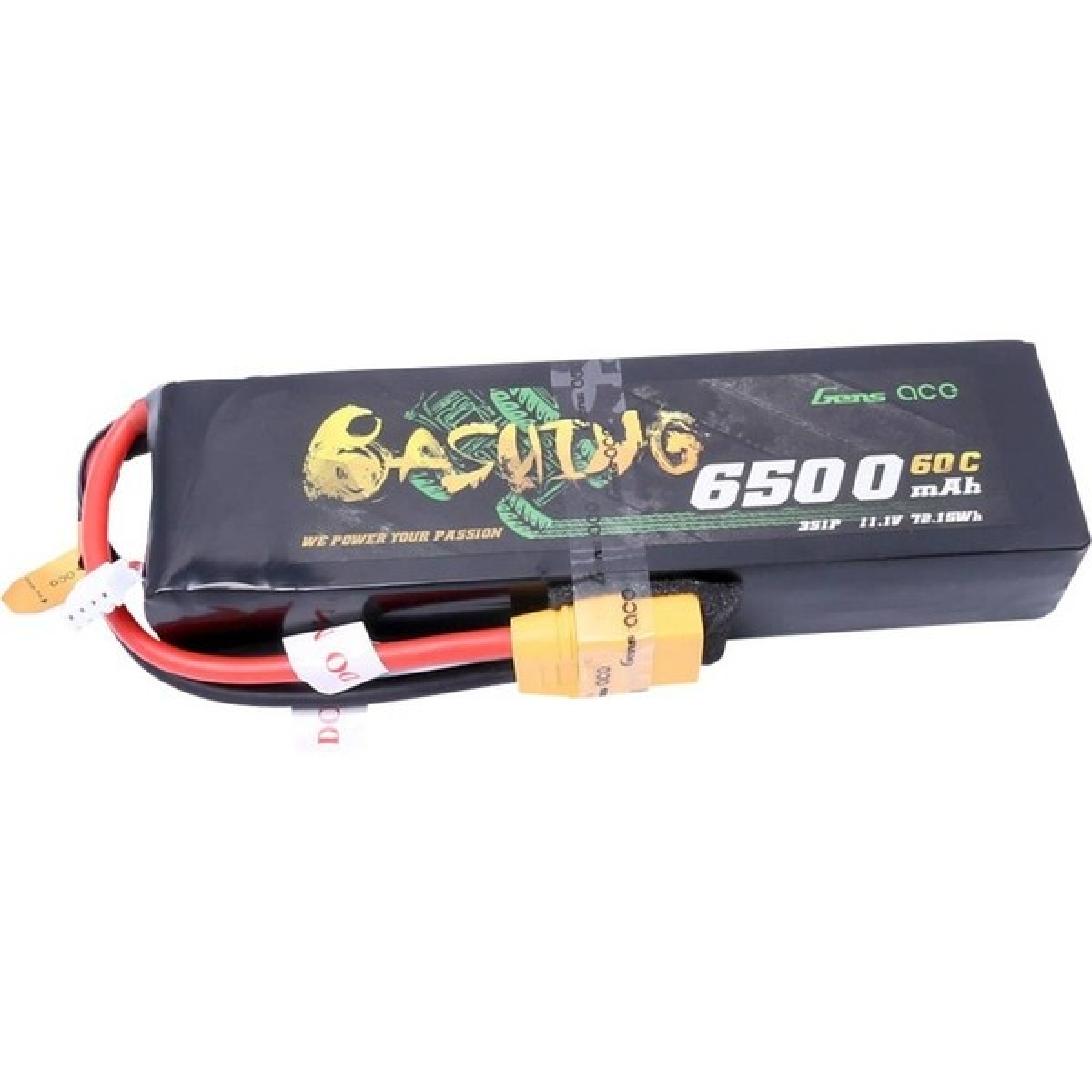 Grepow 6500mAh 11.1V 60C 3S1P Lipo Akku mit XT90-Bashing Serie