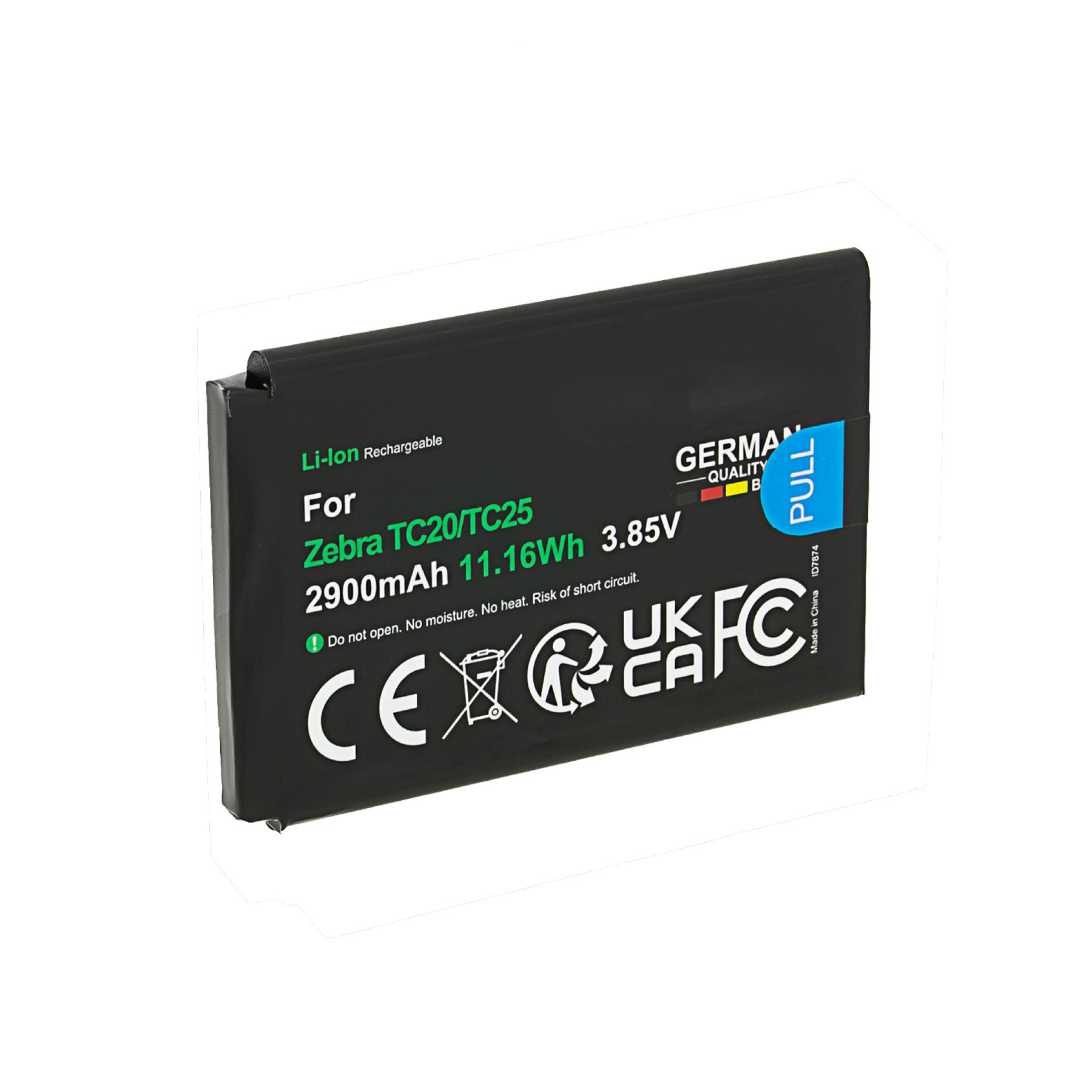 VTPro Akku für Zebra TC20 TC25 BT-000334