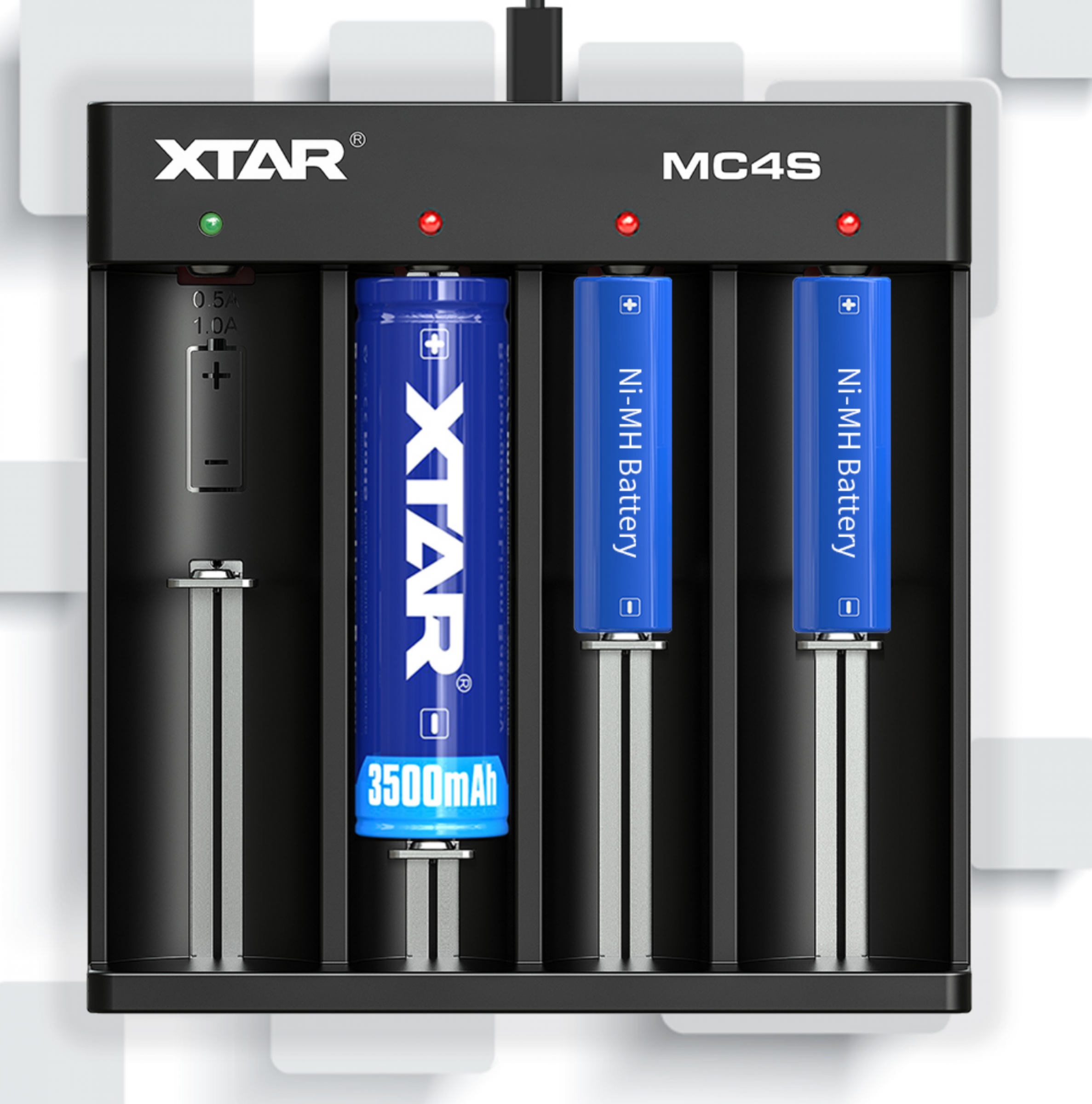Xtar Charger MC4S intelligent LiIon-Ladegerät mit USB