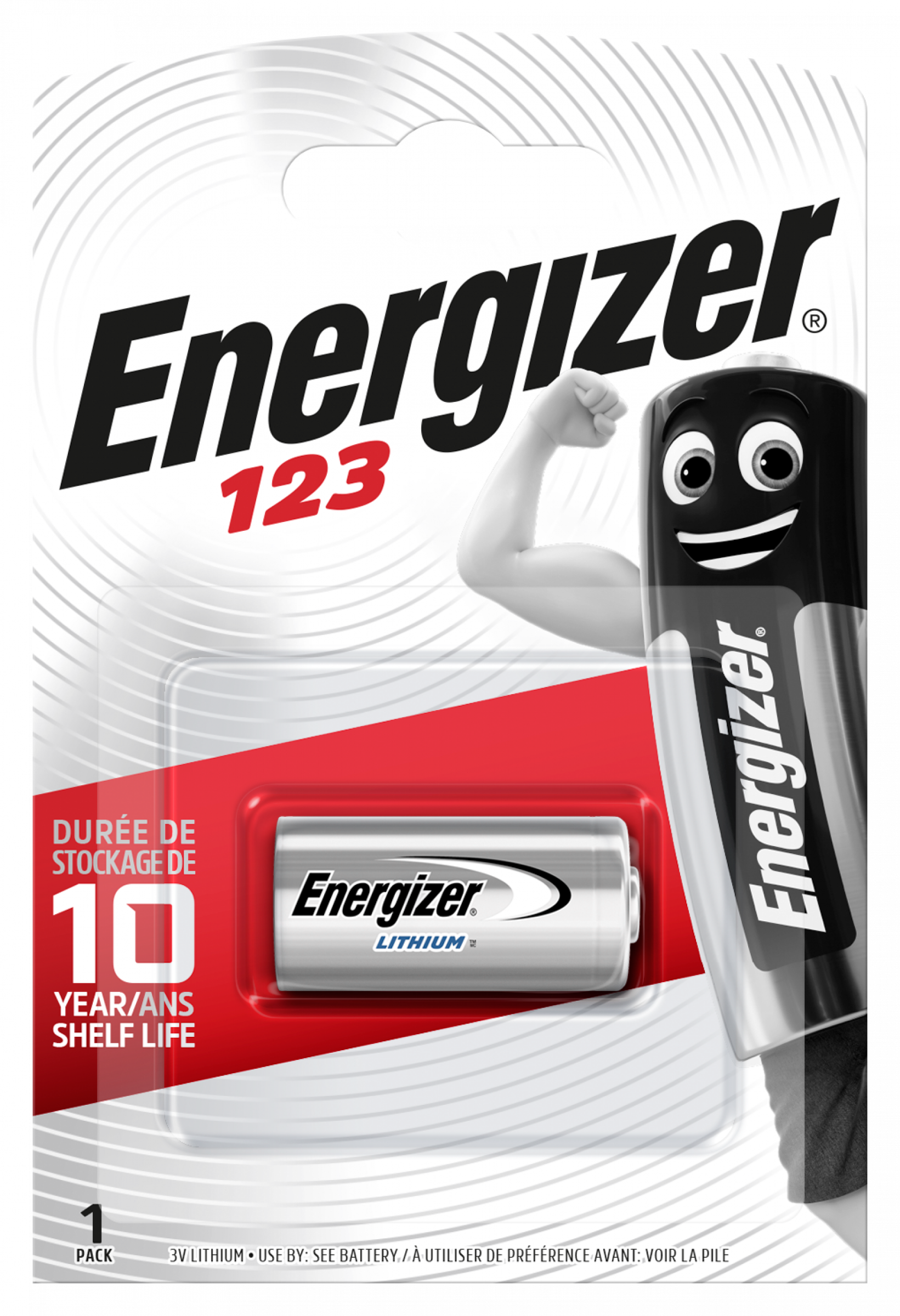 Energizer Foto EL 123 AP CR 17345 CR123 Blister 1