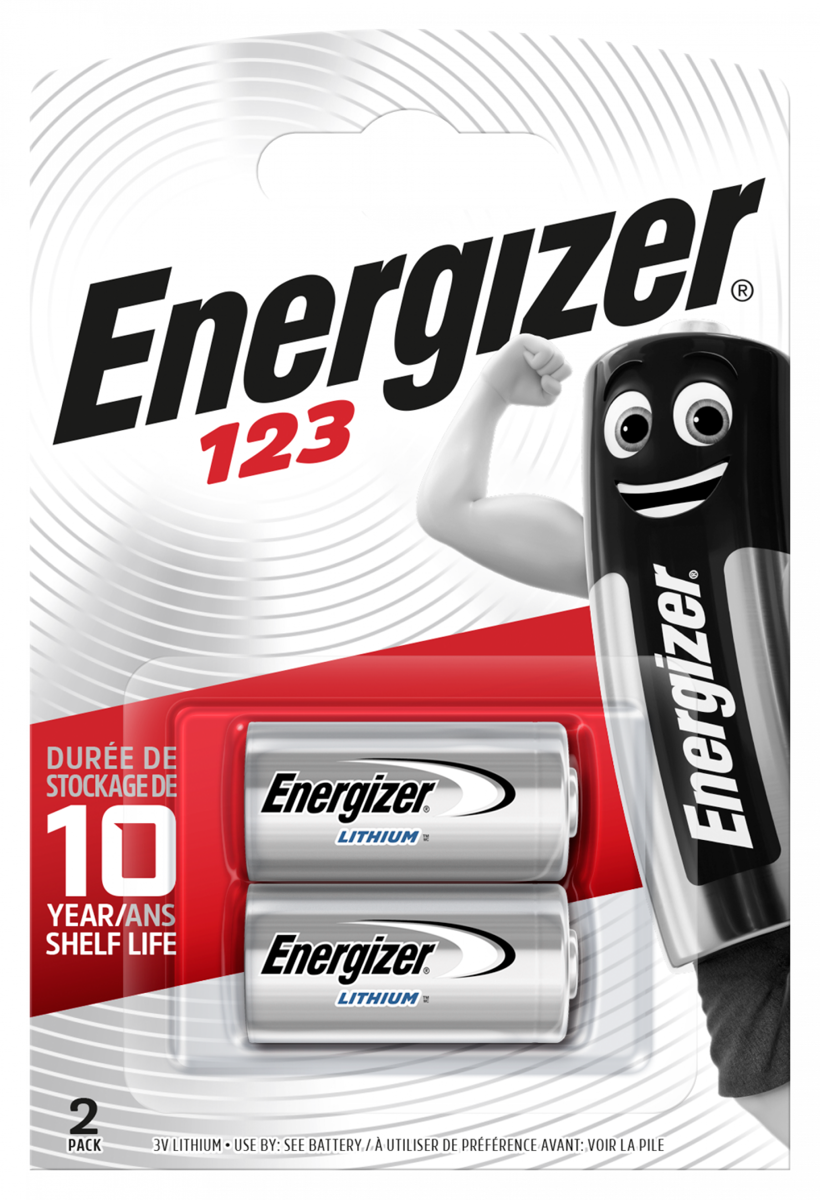 Energizer Foto EL 123 AP CR 17345 CR123 2er Blister