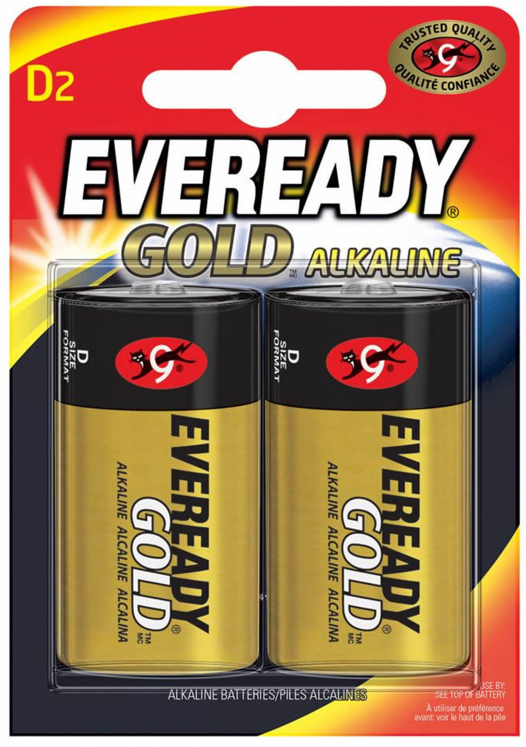 Eveready Alkaline Gold LR20-D-Mono - 2er Blister