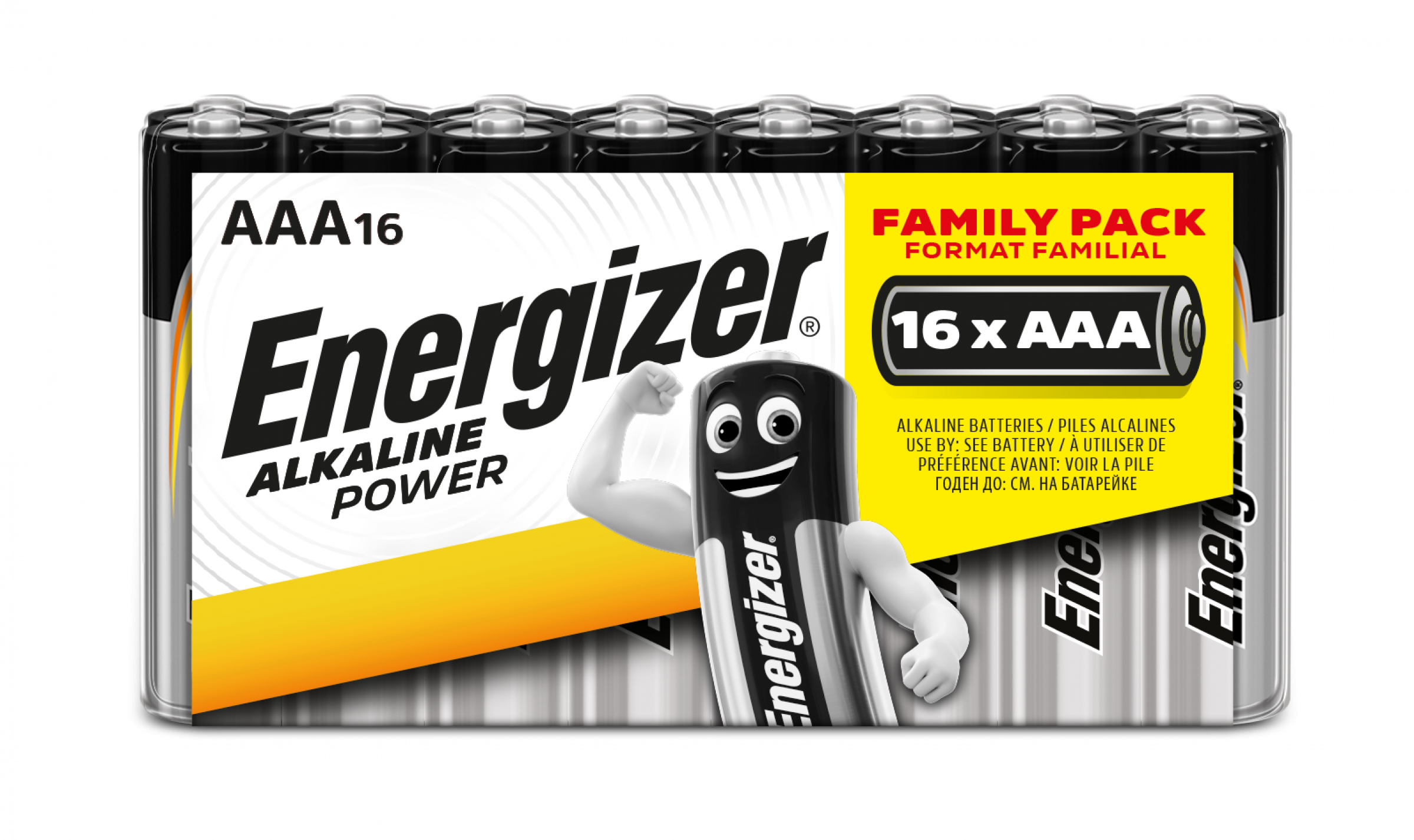 Energizer Alkaline Power Micro - AAA - LR03 - 16er Shrink/Folienpack