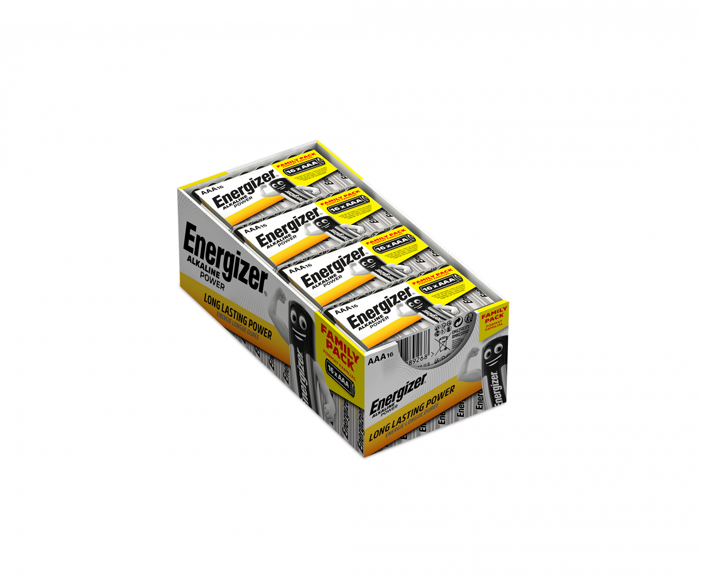 Energizer Alkaline Power Micro - AAA - LR03 - 16er Shrink/Folienpack