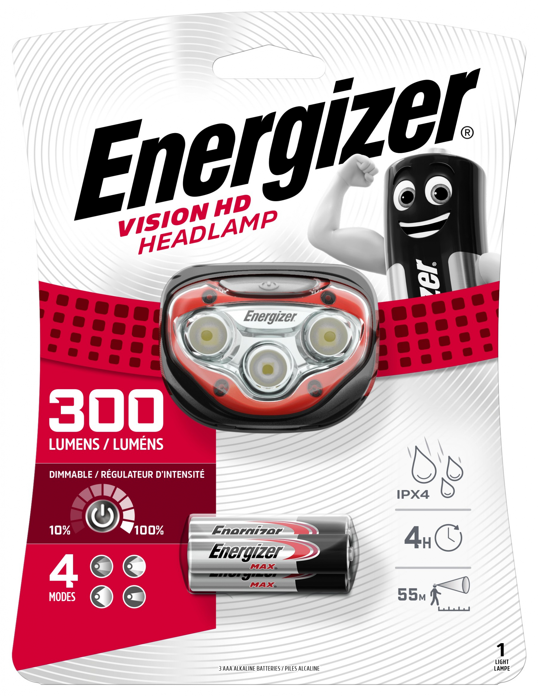 Energizer Kopfleuchte LED Vision HD Headlight