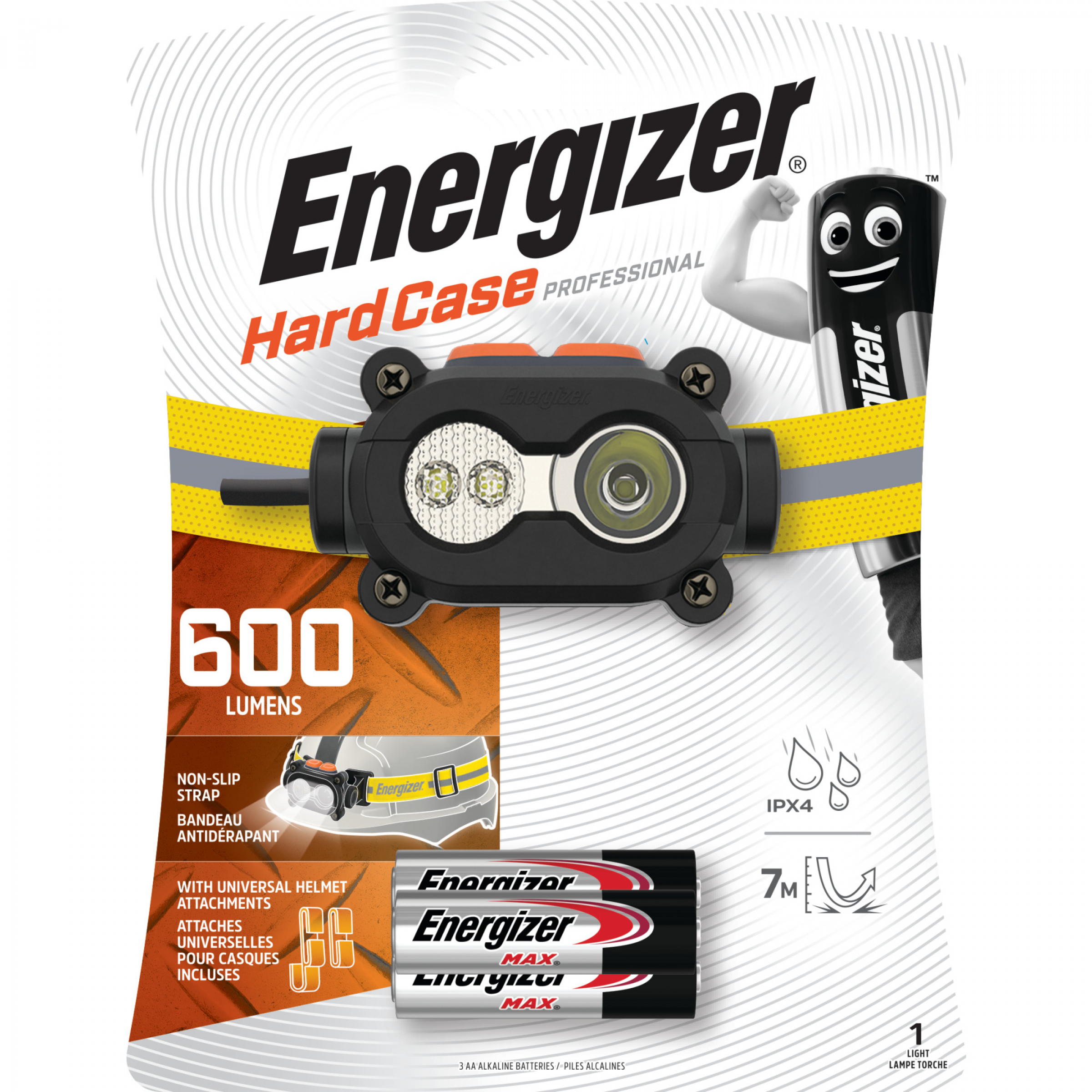 Energizer Pro Hardcase LED Headlight 600 Lumen