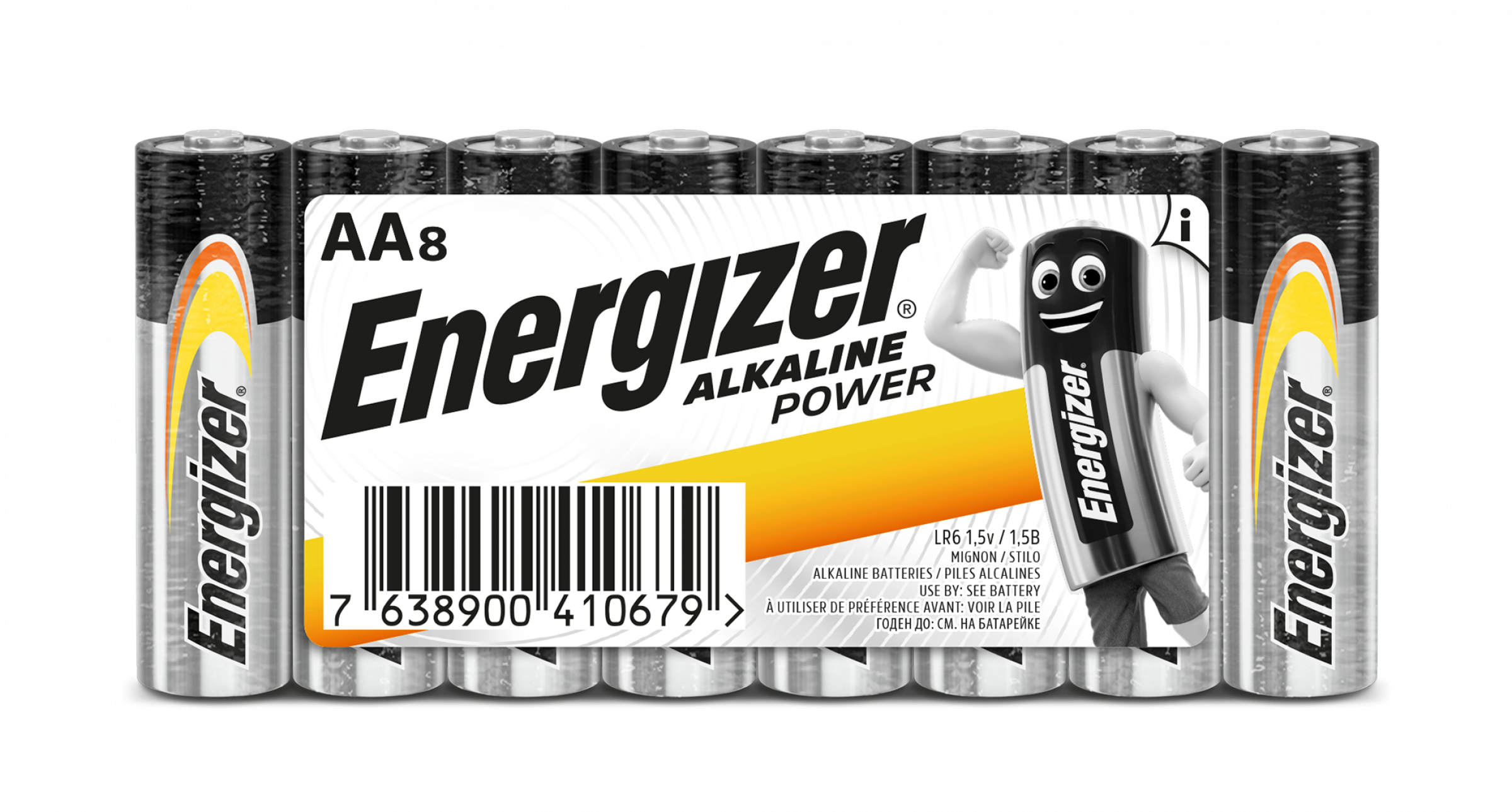 Energizer Alkaline Power Mignon - AA - LR6 - 8er Blister