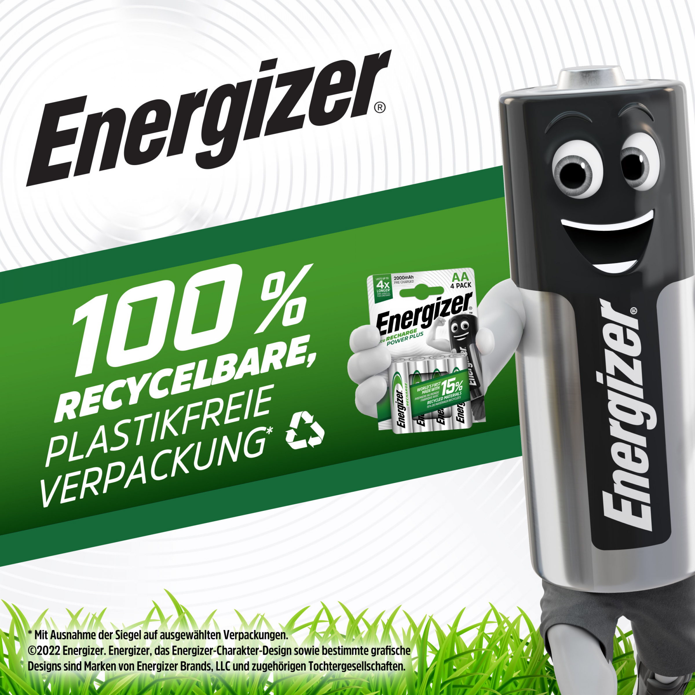 Energizer PowerPlus HR03-AAA-Micro 700 mAH Pre-Charged - 10er Pack