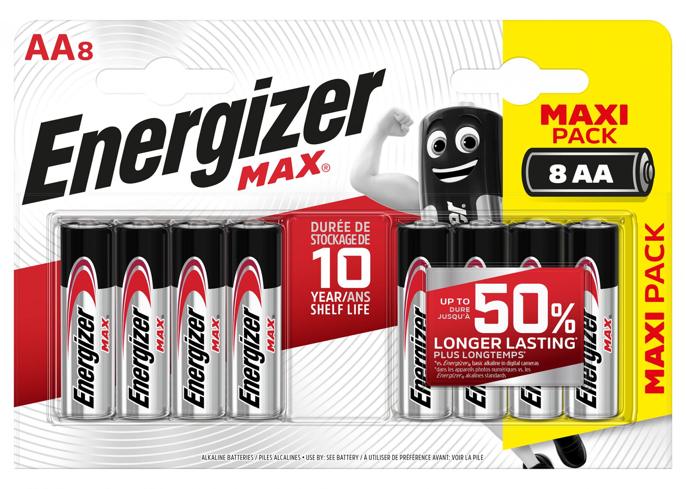 Energizer Max Alkaline Mignon - AA - LR6 - 8er Blister