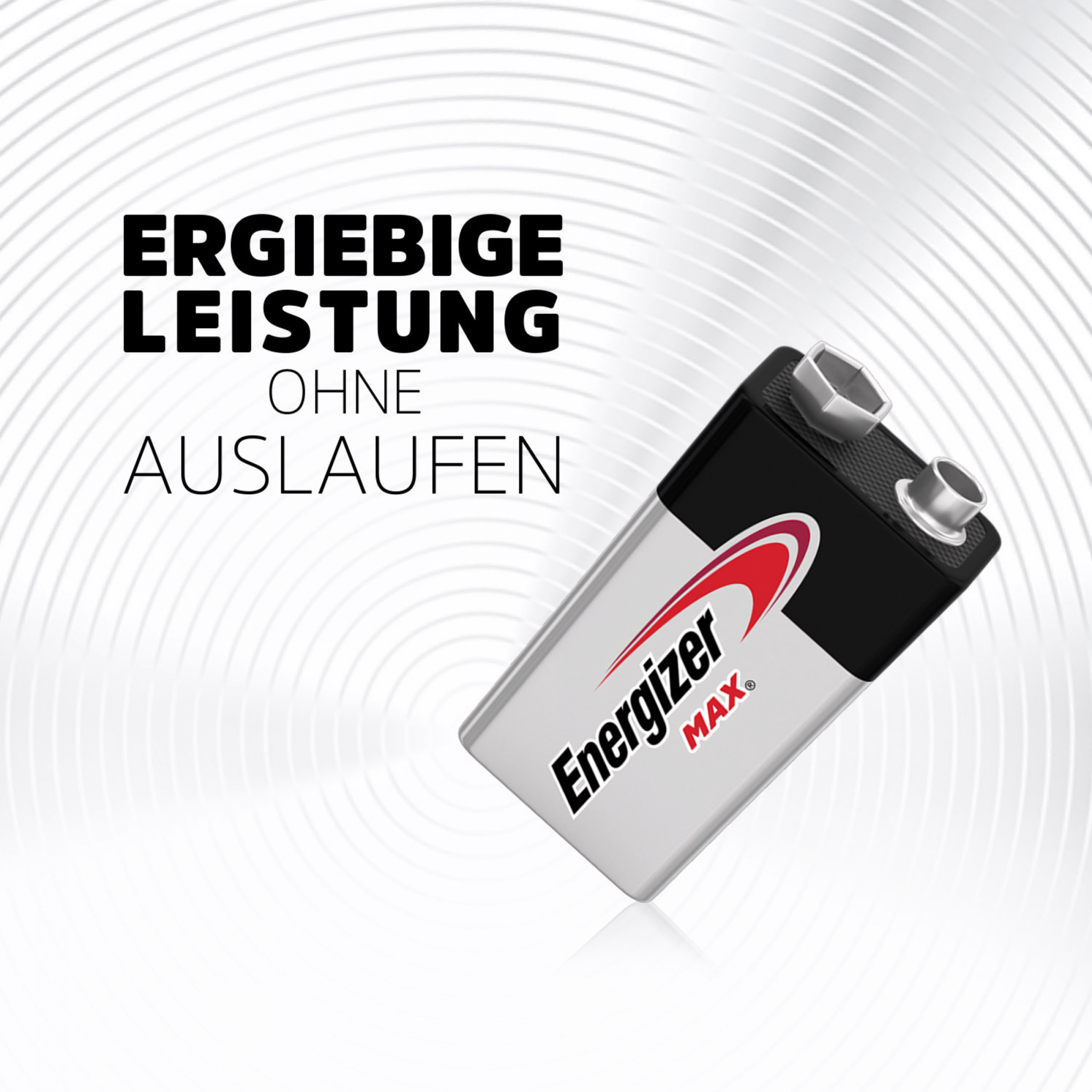 Energizer Max Alkaline E-Block 9V - 6LR61 - 1er Blister