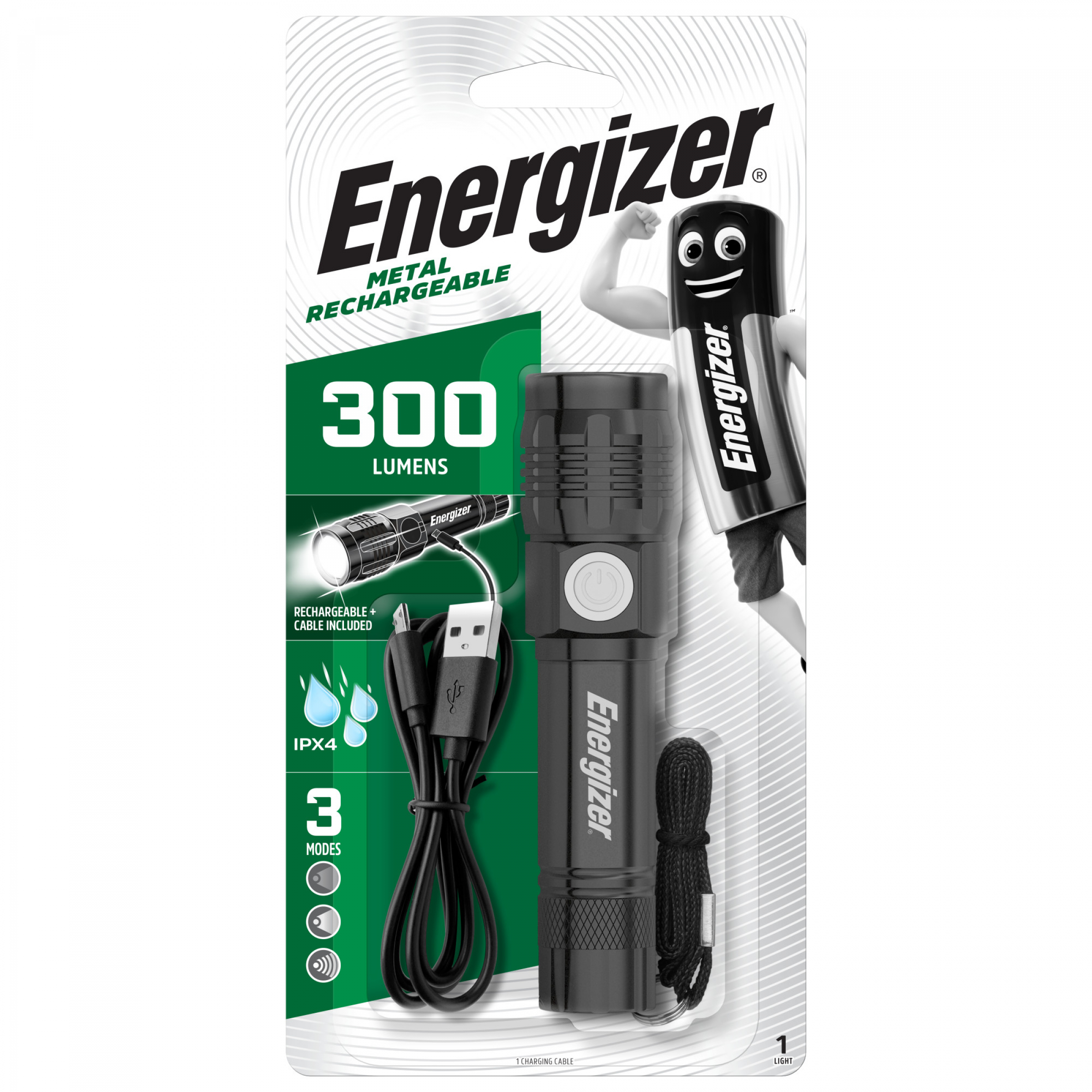 Energizer Taschenlampe Metal Rechargeable