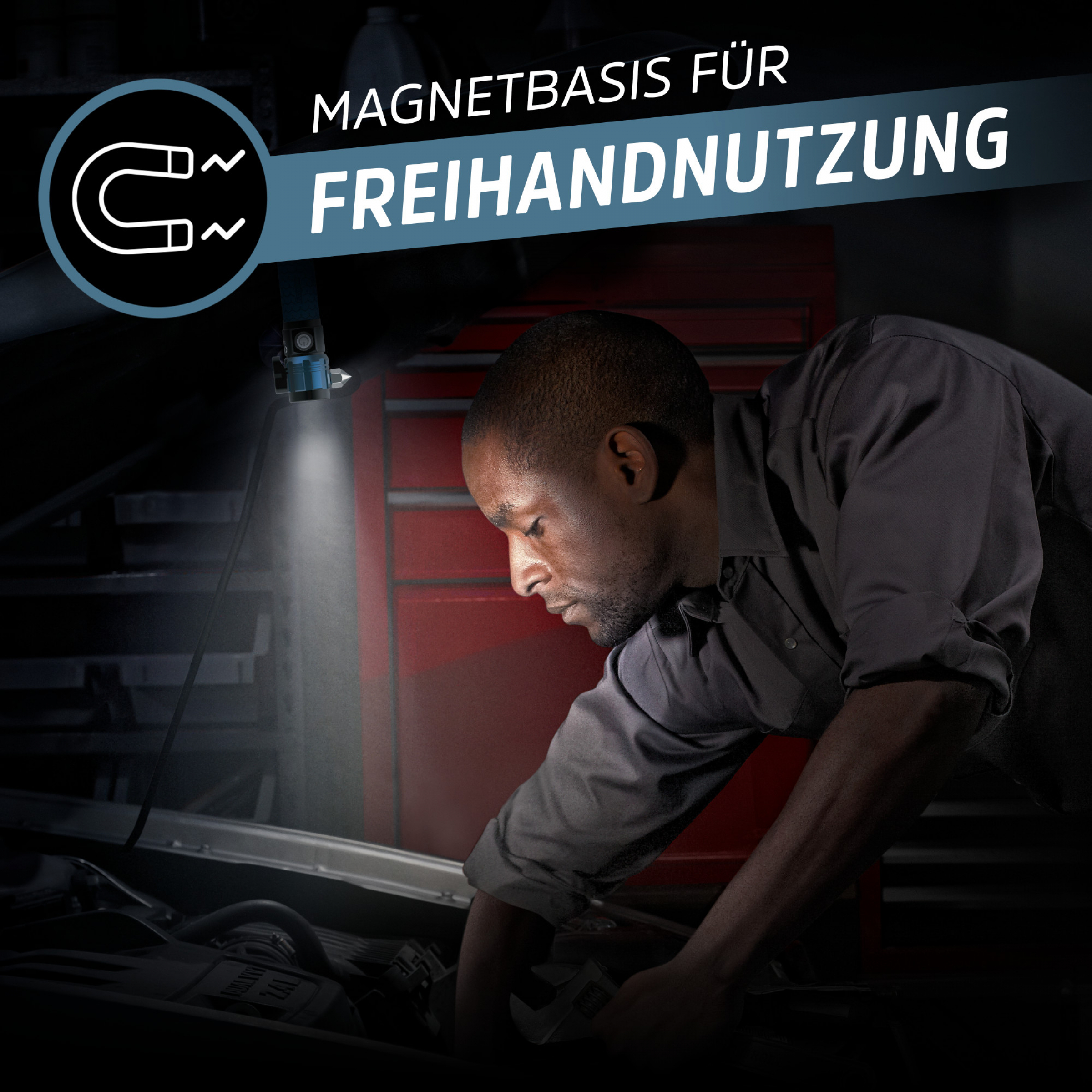 Energizer Automotive Taschenlampe EU AUTO METAL LT 500 Lumen, TR AMHHL8