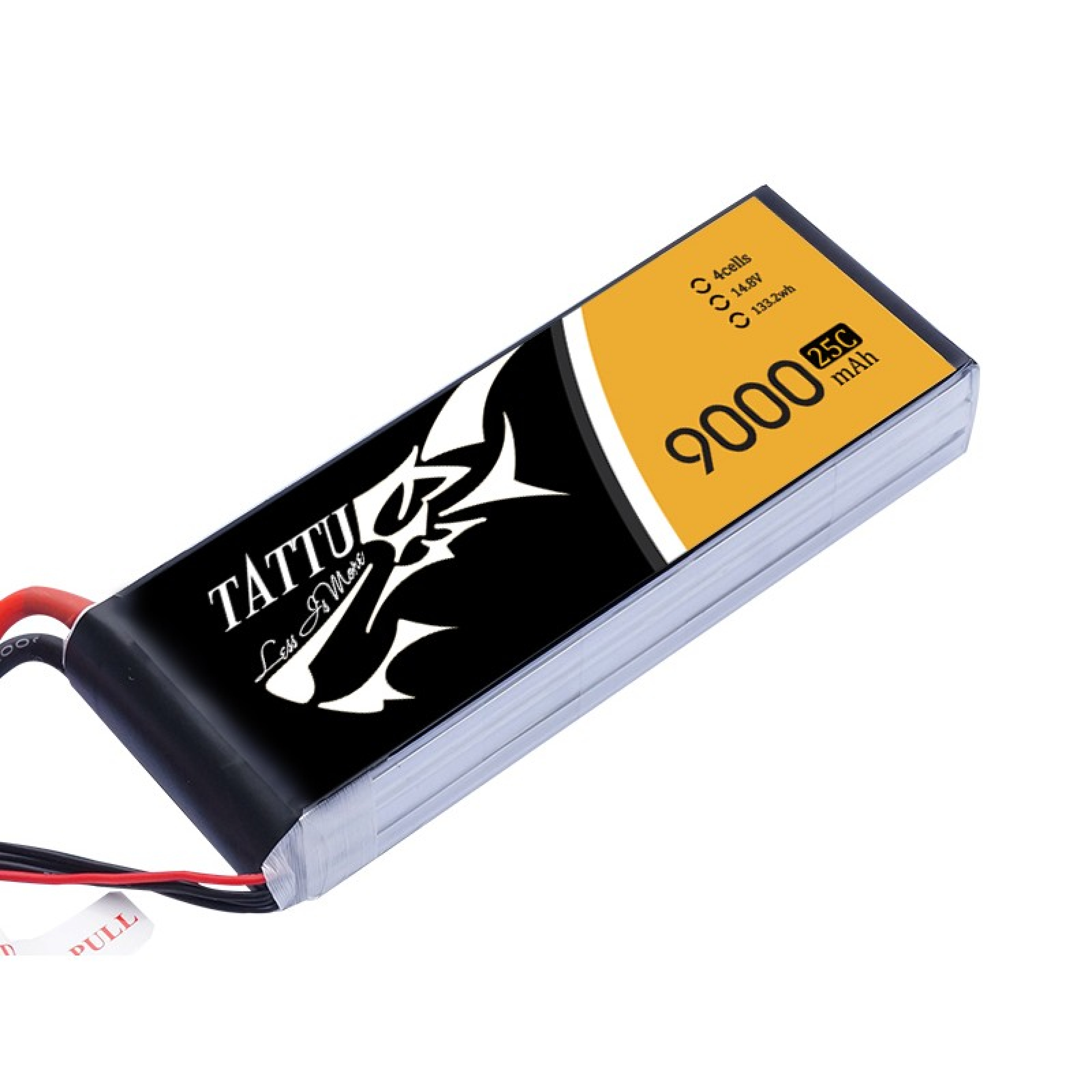 Tattu 9000mAh 14.8V 25/50C 4S1P Lipo Battery Pack with EC5