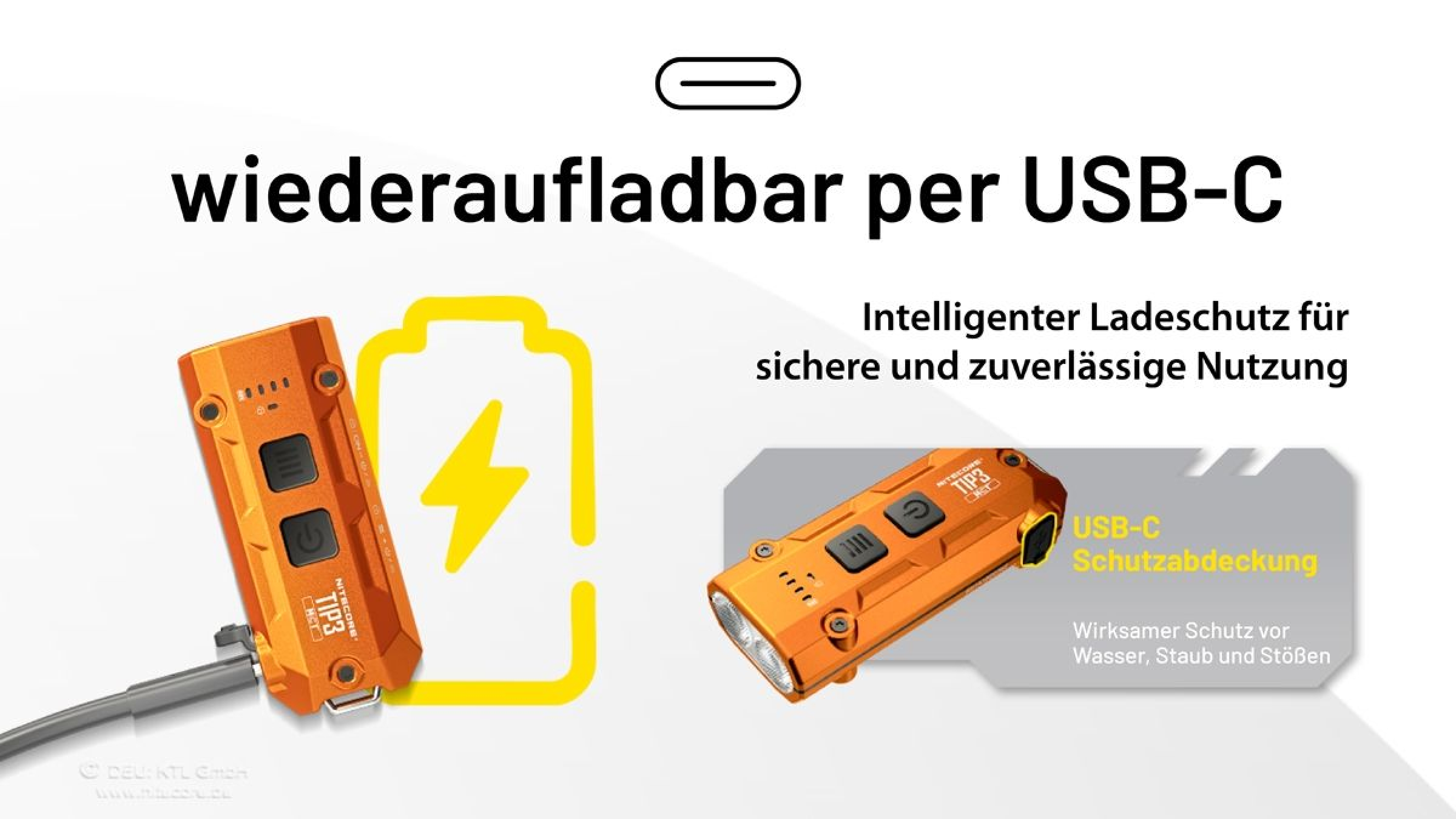 Nitecore Flashlight TIP3 MCT-LED 720 Lumens