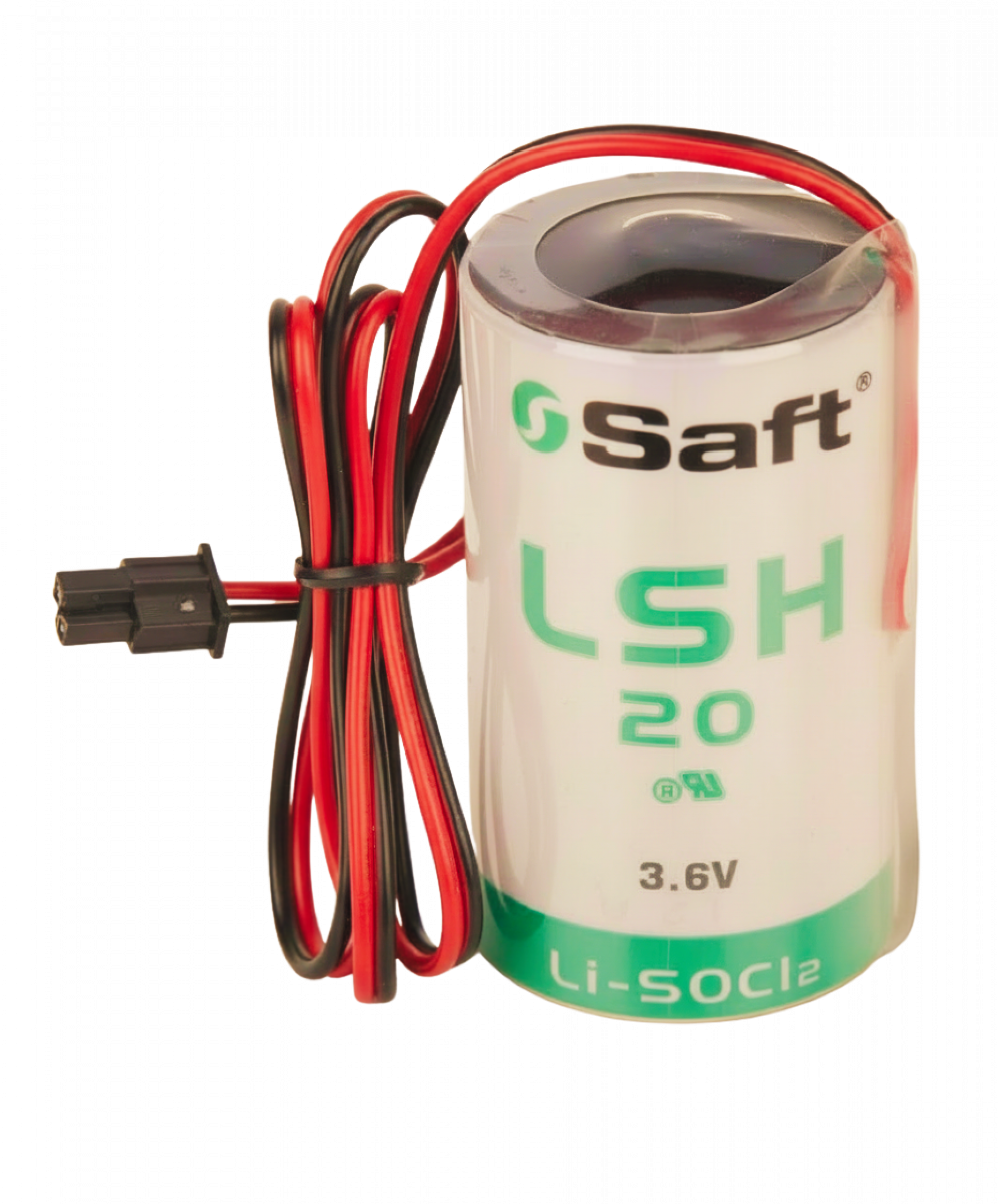 Infinio BAT-100A with SAFT LSH 20 cell inside, including 50cm cable and connector.