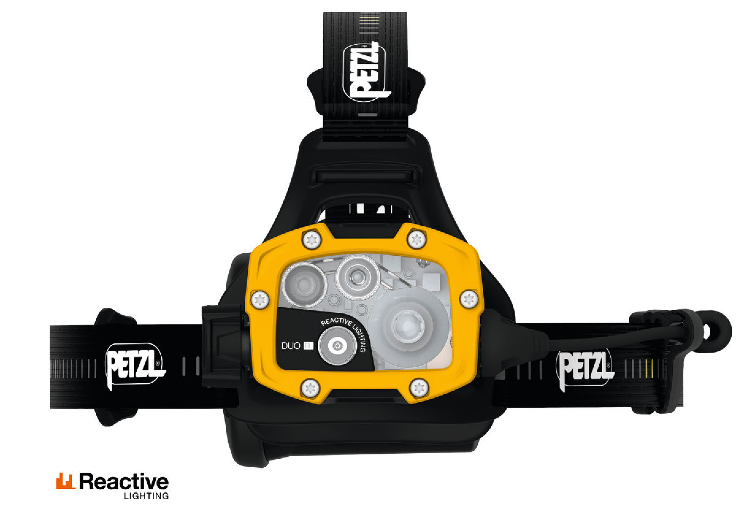 Petzl Kopfleuchte Duo RL Schwarz/gelb 2800 Lumen E103AA00