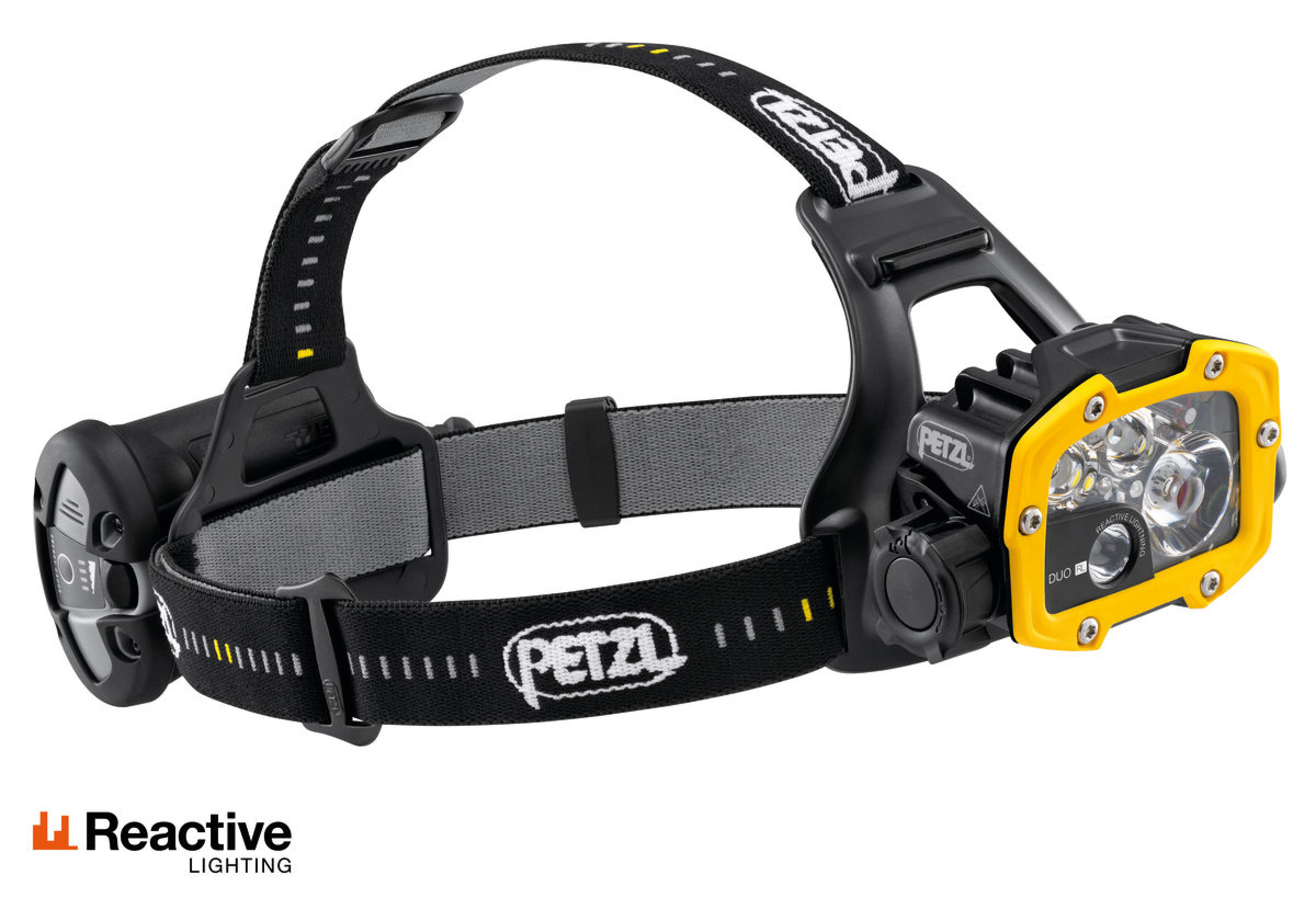 Petzl Kopfleuchte Duo RL Schwarz/gelb 2800 Lumen E103AA00