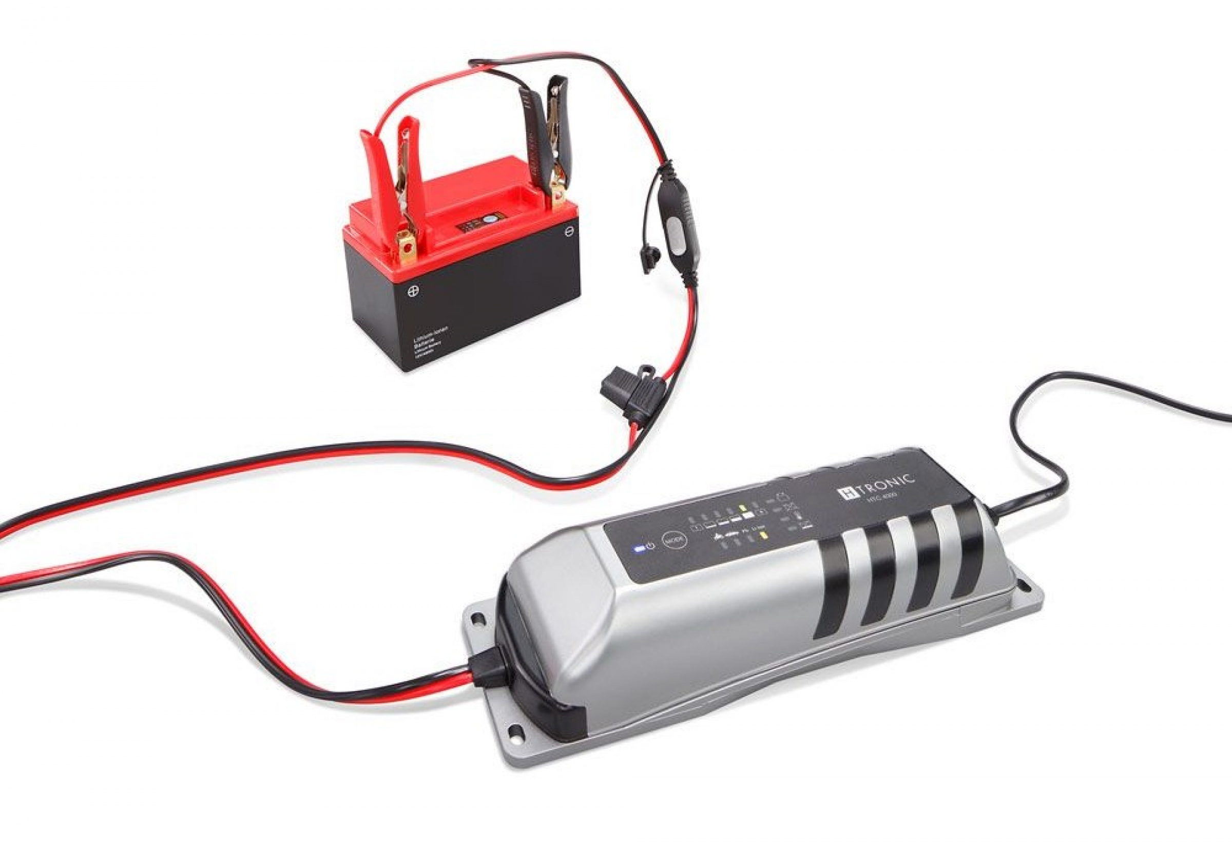 H-Tronic Automatiklader HTC 4000 für Blei- und Lithiumakkus 12V
