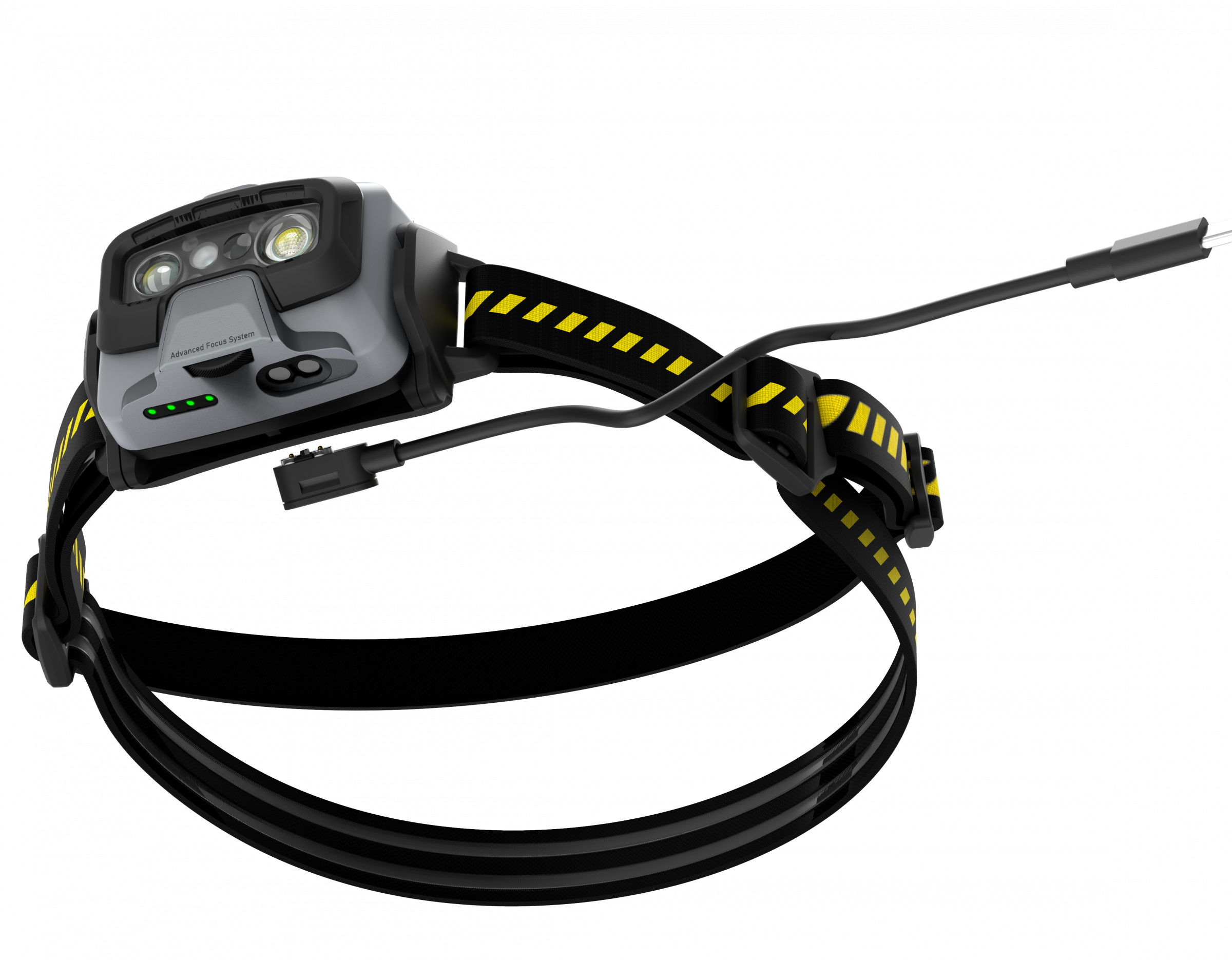 Kopfleuchte HF6R Work gelb inkl. Wandhalterung