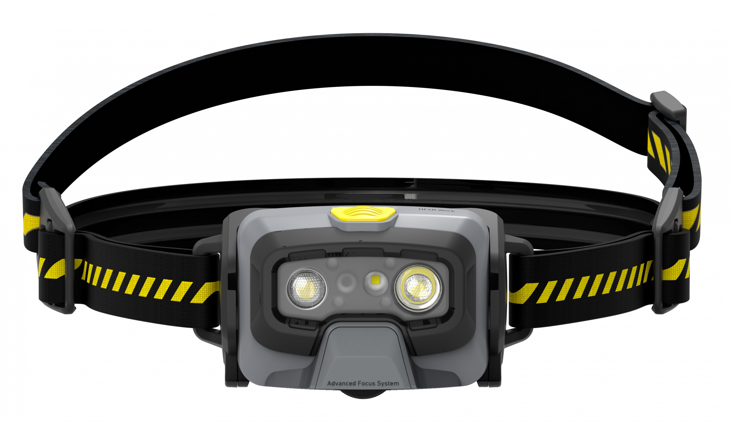 Kopfleuchte HF6R Work gelb inkl. Wandhalterung