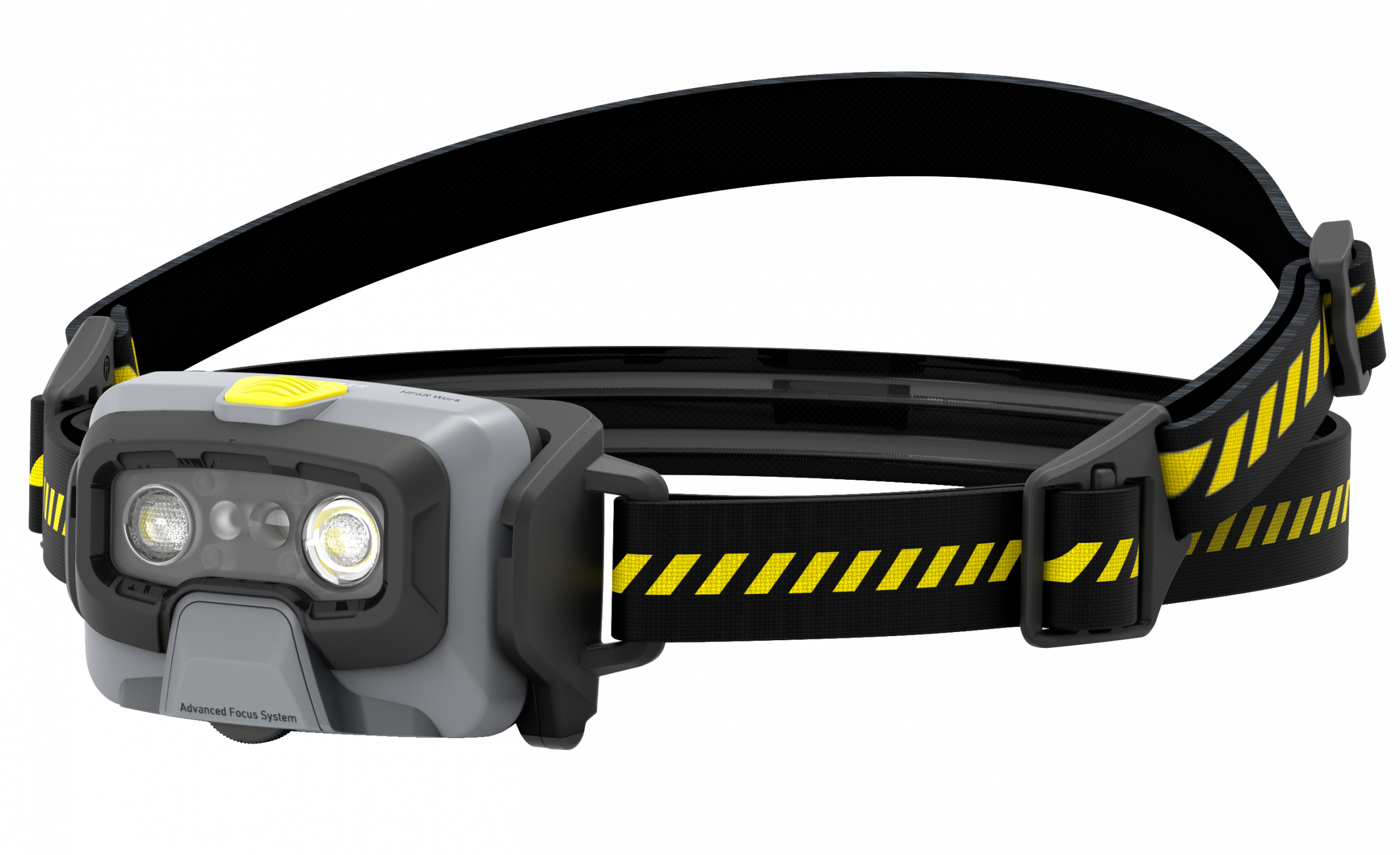 Kopfleuchte HF6R Work gelb inkl. Wandhalterung