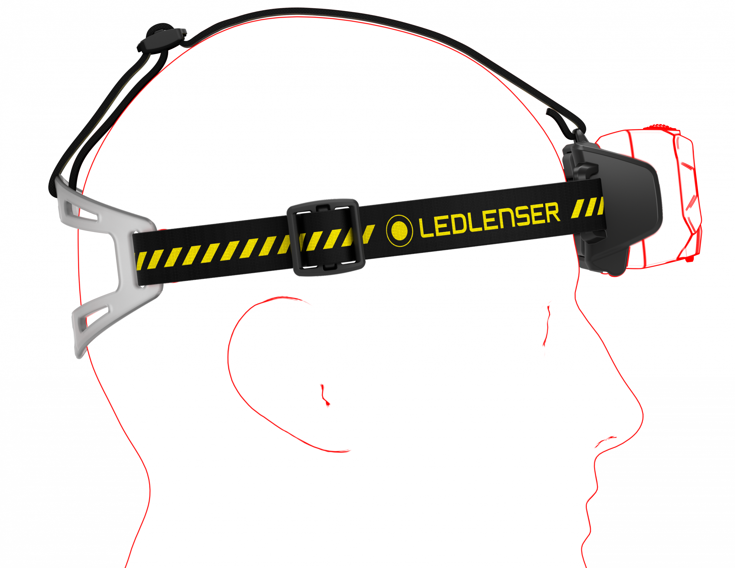 Led Lenser HF8R Work gelb inkl. Wandhalterung