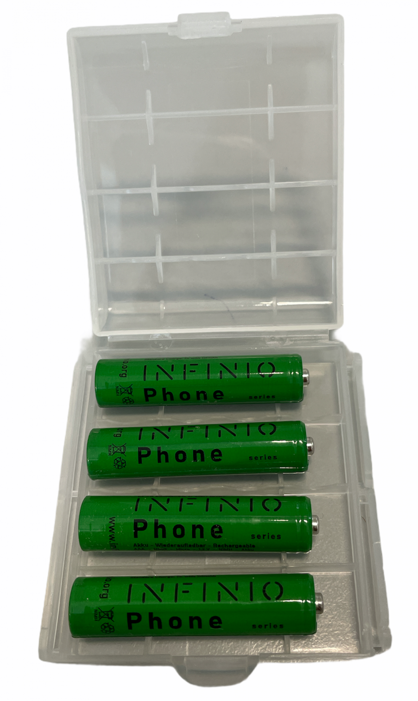 Infinio Pro Series Phone Akku NiMH AAA 1,2V 650 mAh LSD Green - 4er Box