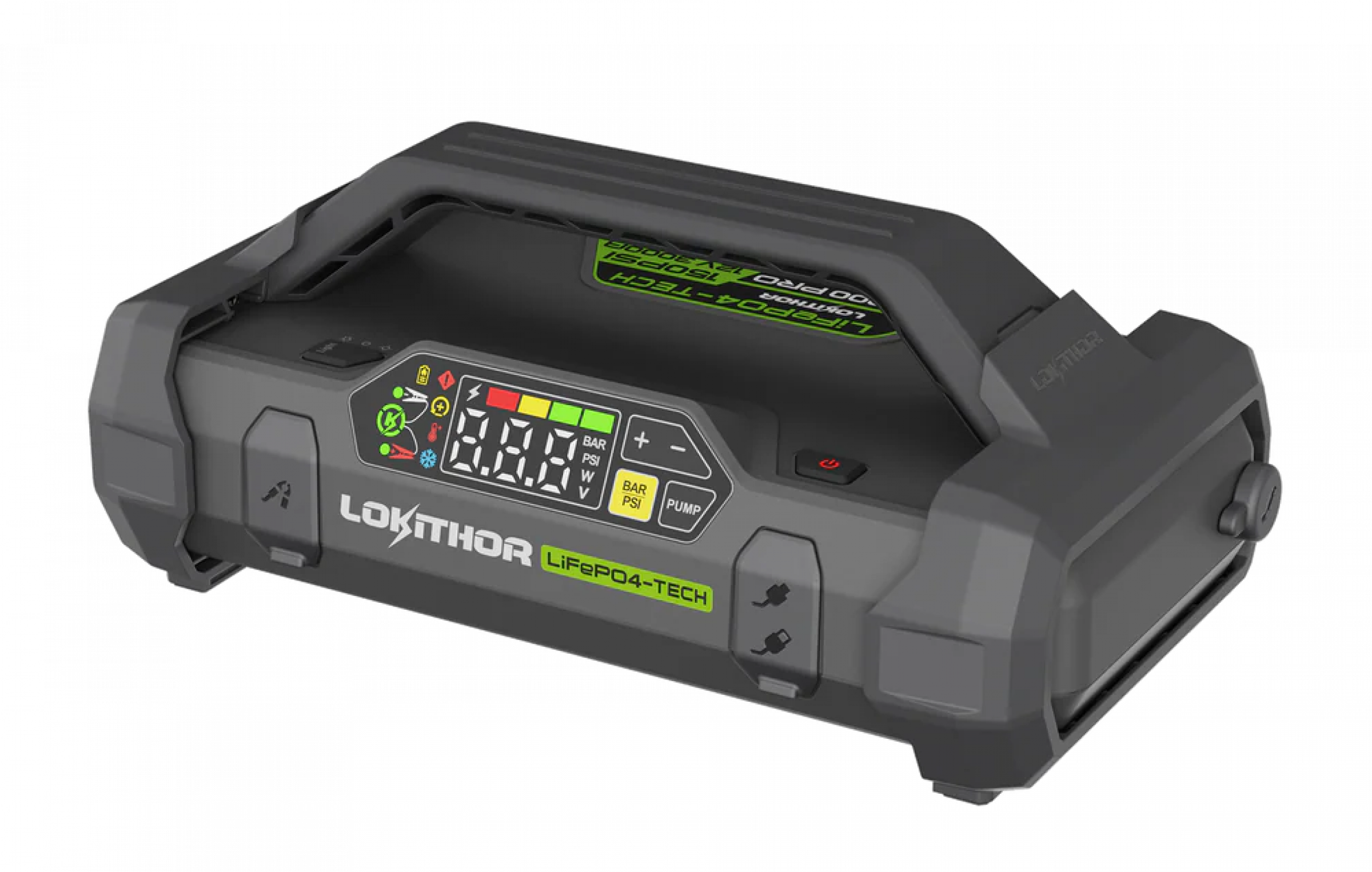 Lokithor JA3000 PRO Jump Starter 12V 3000A LiFePO4 with Compressor