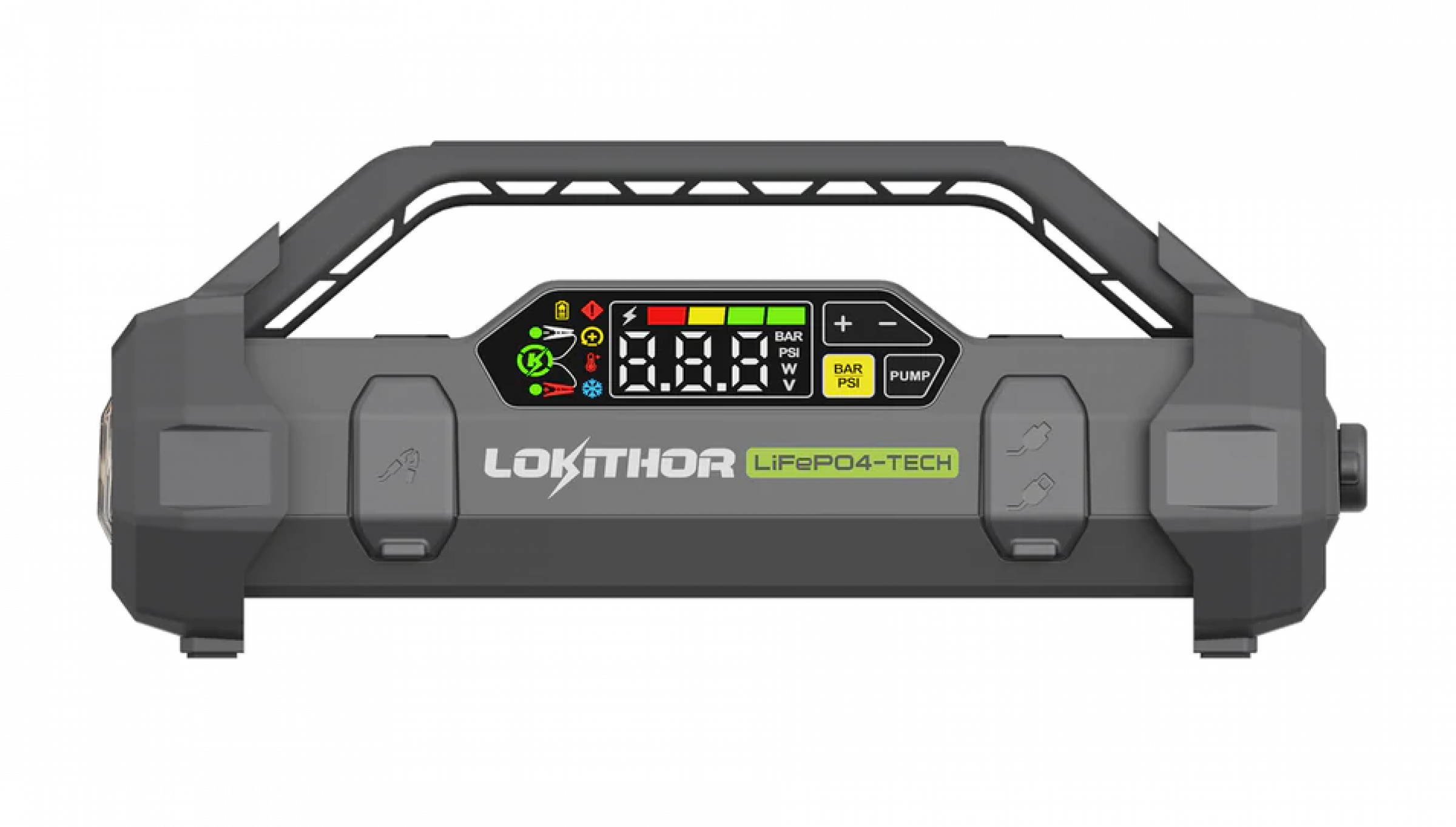 Lokithor JA3000 PRO Jump Starter 12V 3000A LiFePO4 with Compressor