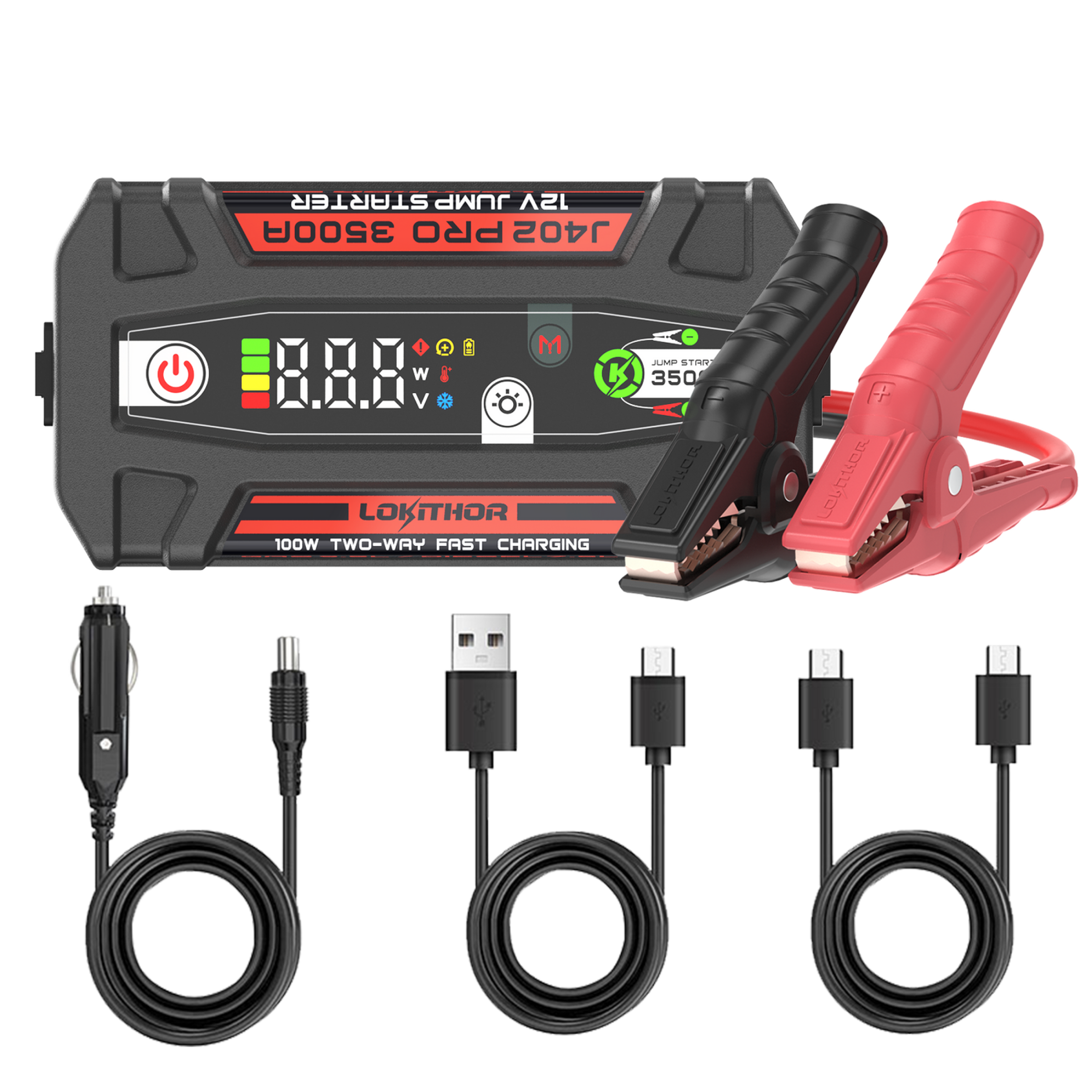 Lokithor J402 PRO Jump Starter | 12V 3500A