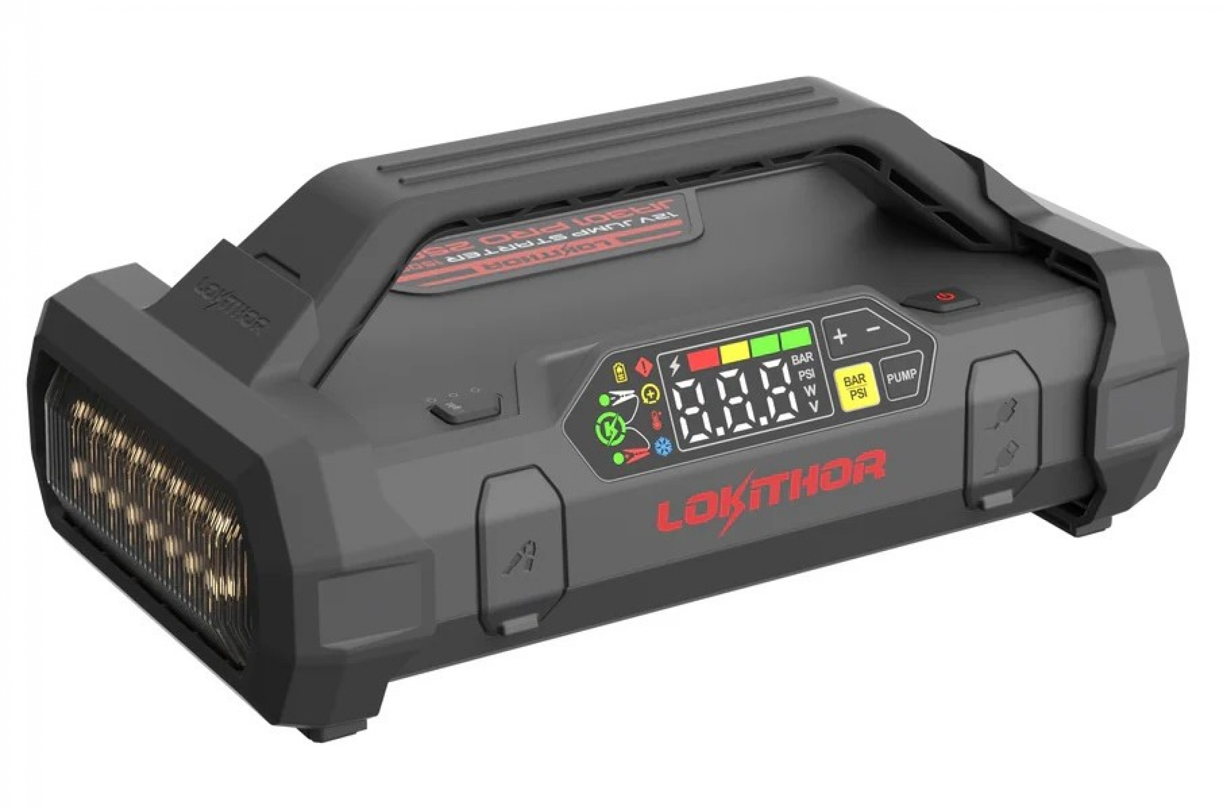 Lokithor JA301 PRO Jump Starter 12V 2500 A Compressor/Power Bank/Light