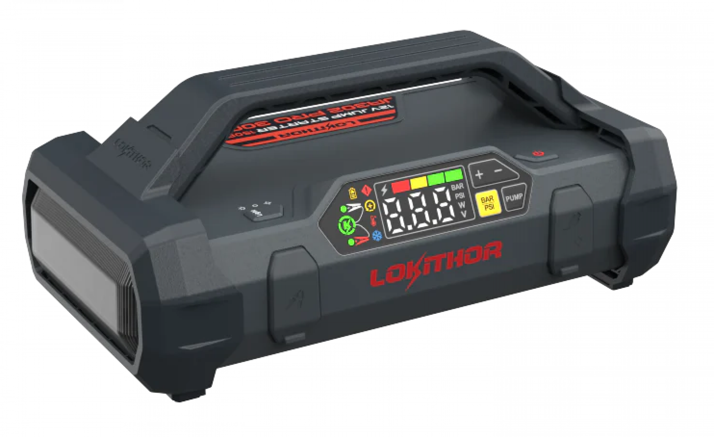 Lokithor JA302 Pro Jumpstarter 12V 3000A mit Kompressor