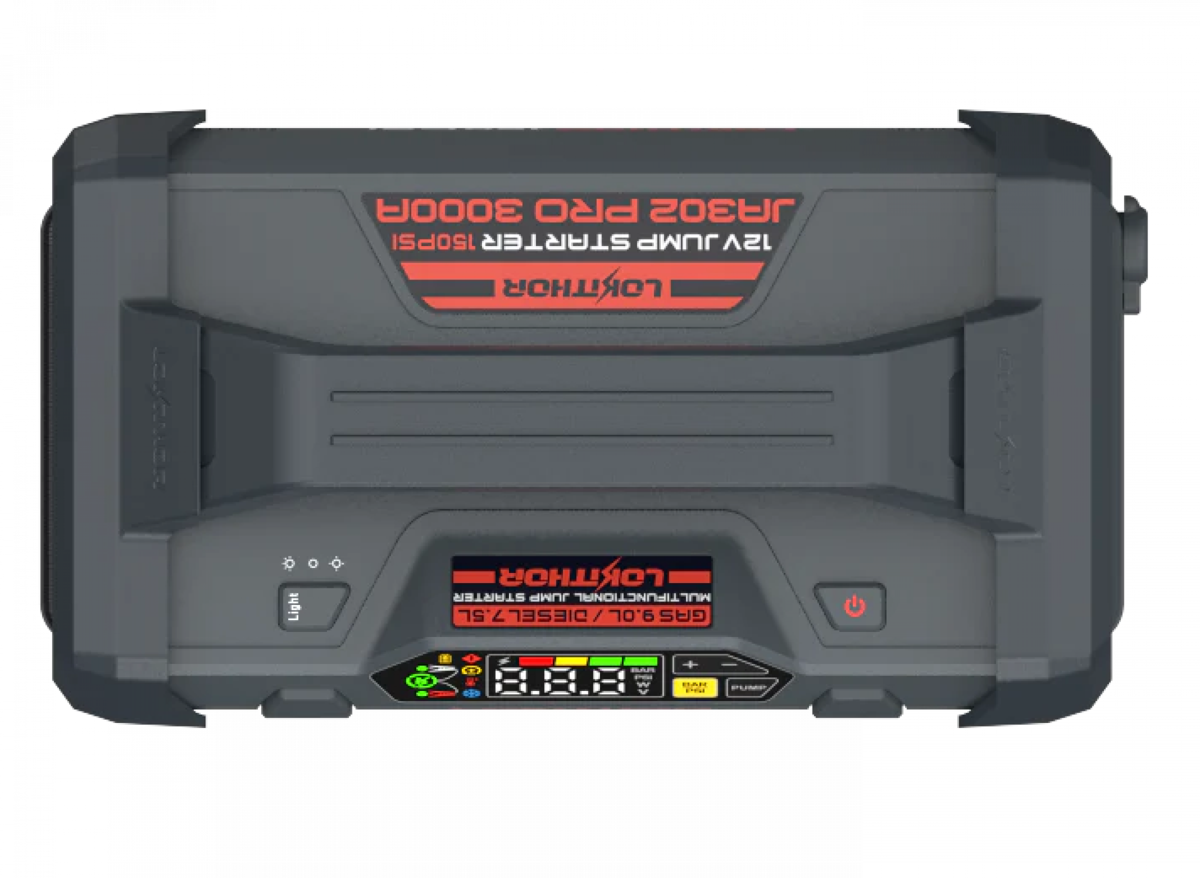 Lokithor JA302 Pro Jumpstarter 12V 3000A mit Kompressor