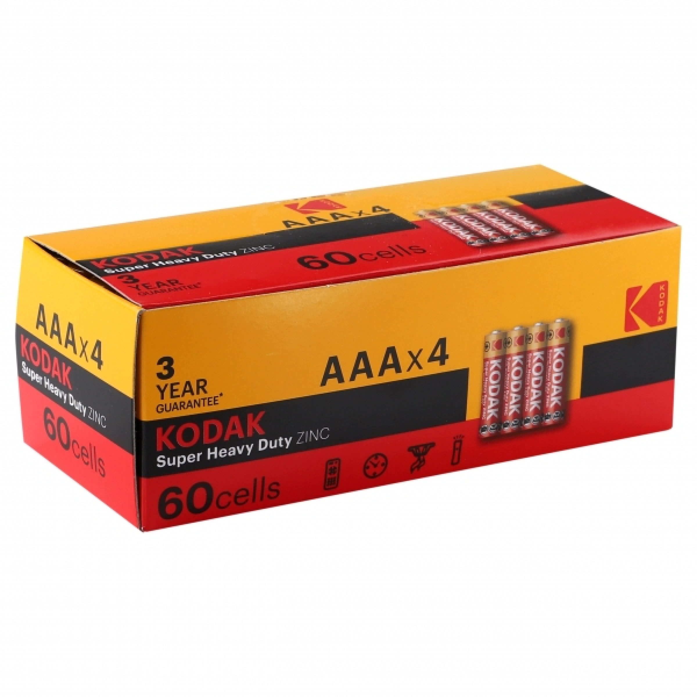 Kodak Extra Heavy Duty RED R03-AAA-Micro 4er Folienpack K3AHZ-S4 Zink-Chloride