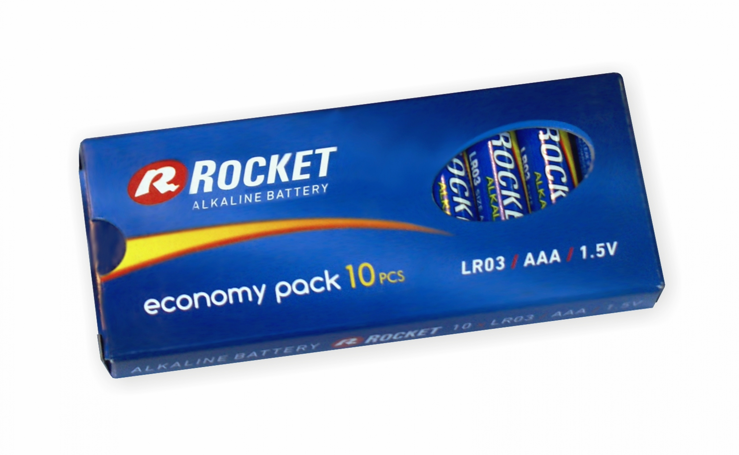 Rocket Alkaline Blue ECOPACK LR3-AAA-Micro Box of 10