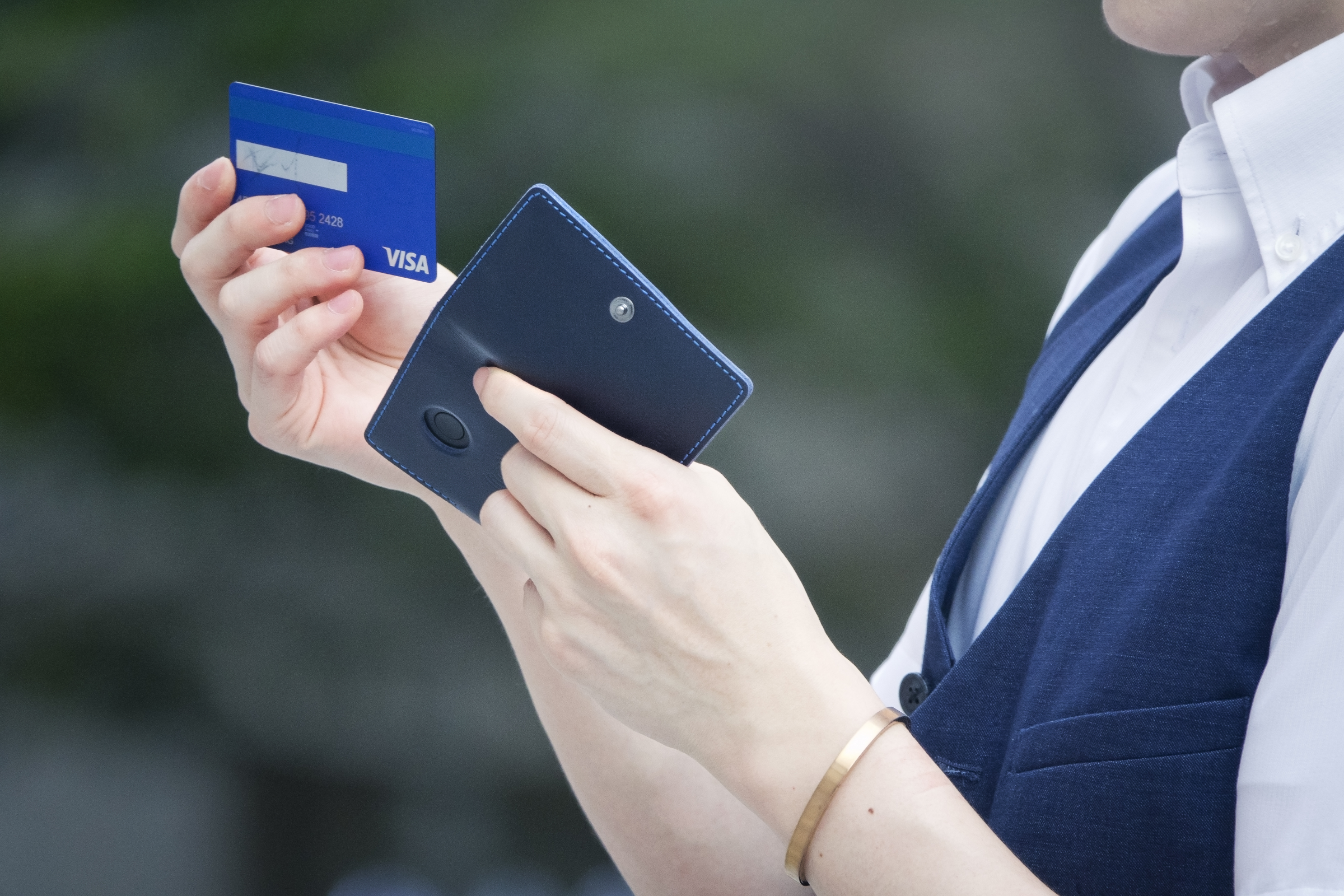 Led Lenser Lite Wallet Classic Midnight Blue mit RFID Schutz