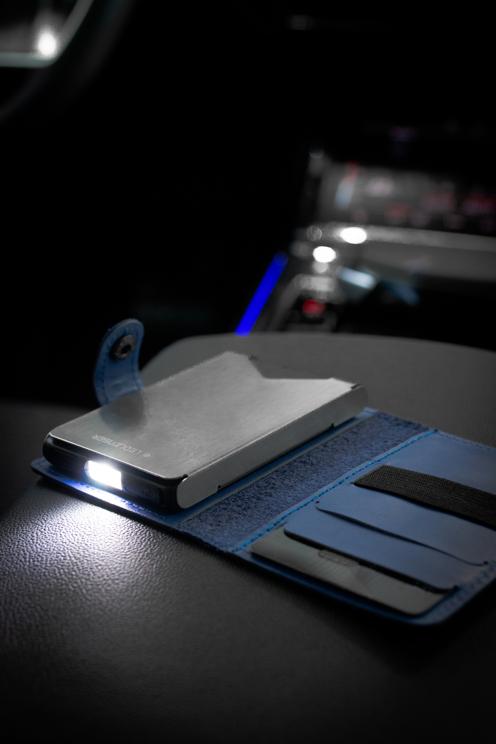 Led Lenser Lite Wallet Classic Midnight Blue mit RFID Schutz