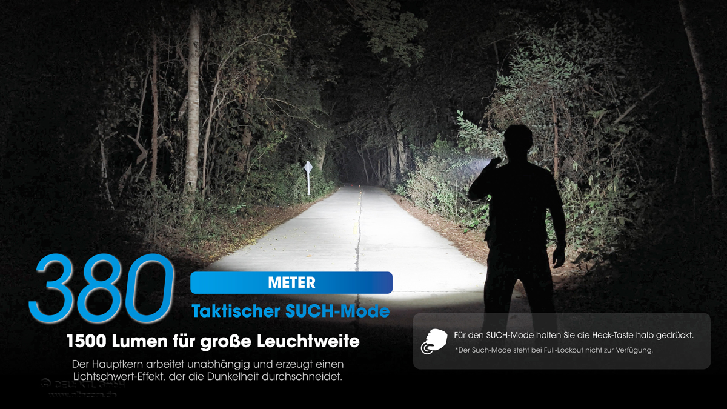 Nitecore flashlight EDC31 - 3500 lumens
