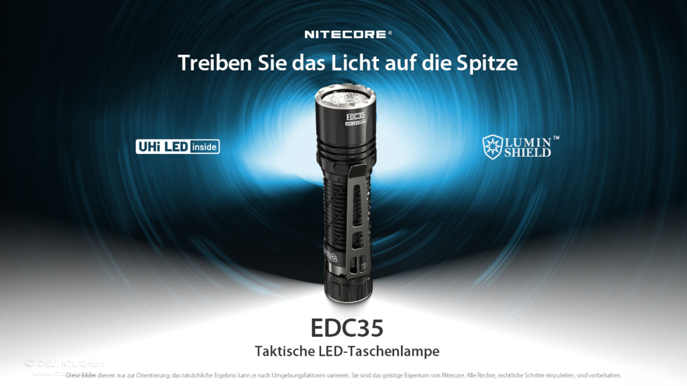 Nitecore Taschenlampe EDC35 - 5000 Lumen