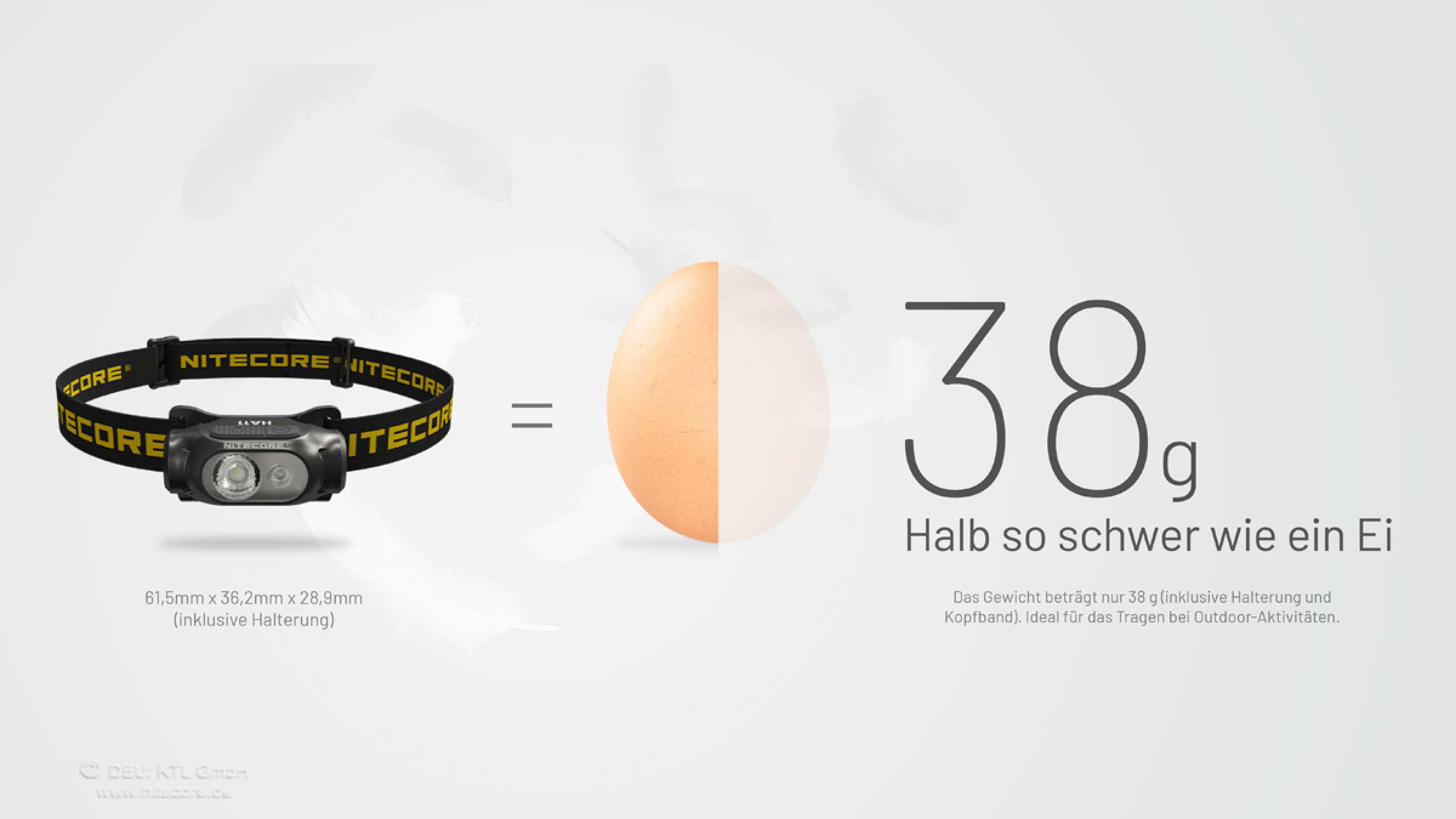 Nitecore Kopfleuchte HA11 V2 - 240 Lumen