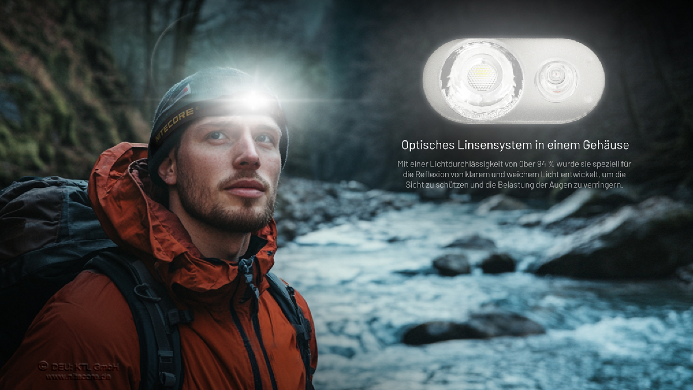 Nitecore Kopfleuchte HA11 V2 - 240 Lumen